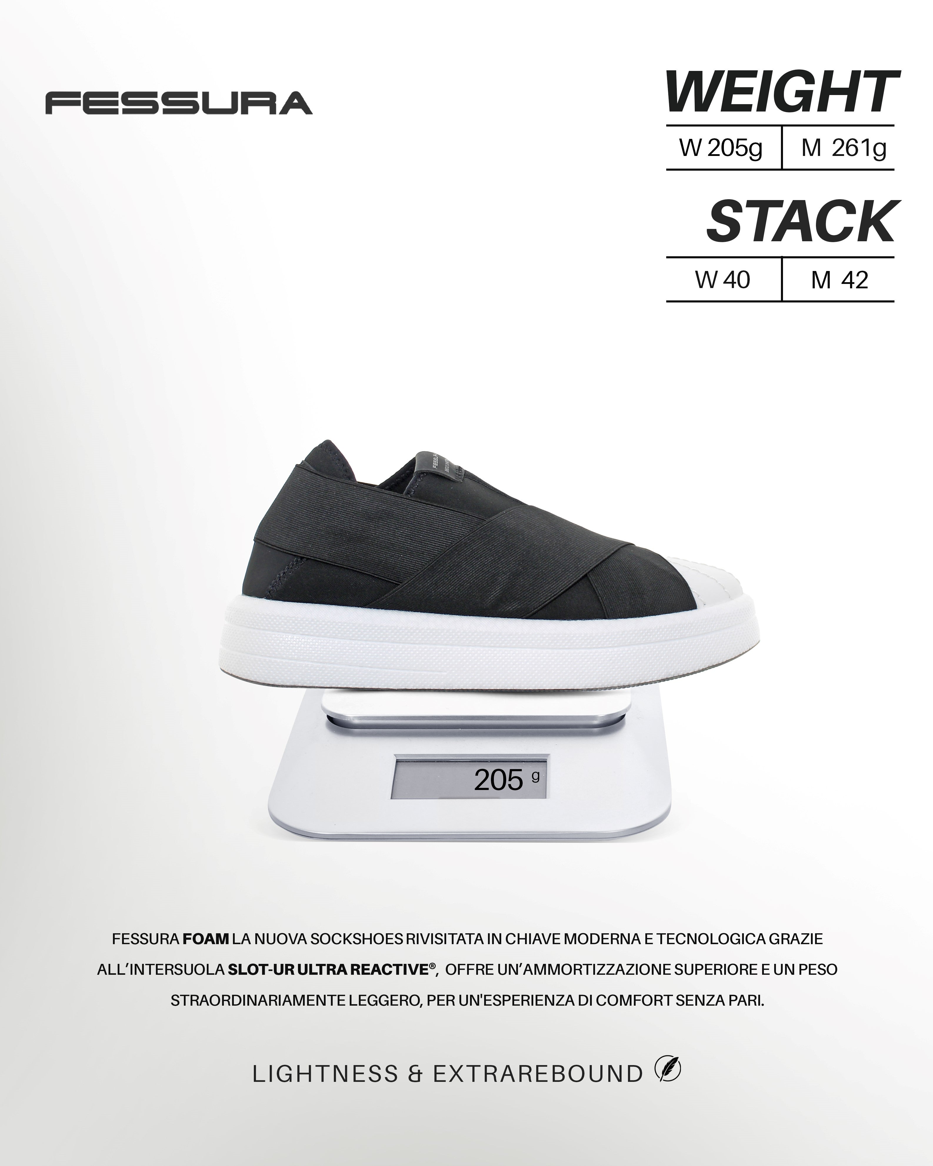 Foam X 01 White-black Everyday Sneakers