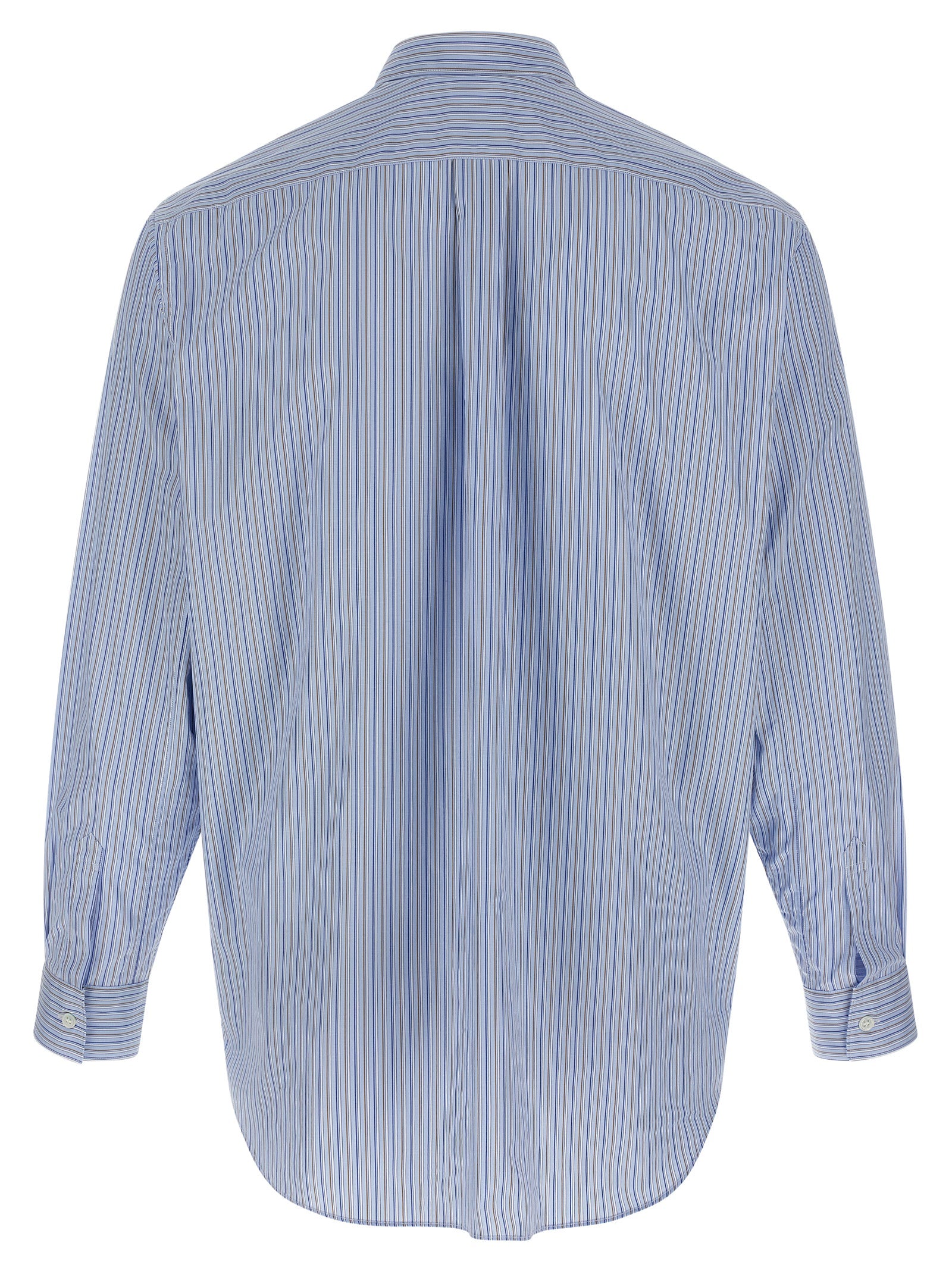 Patterned inserts shirt Multicolor Cotton Shirt, Blouse