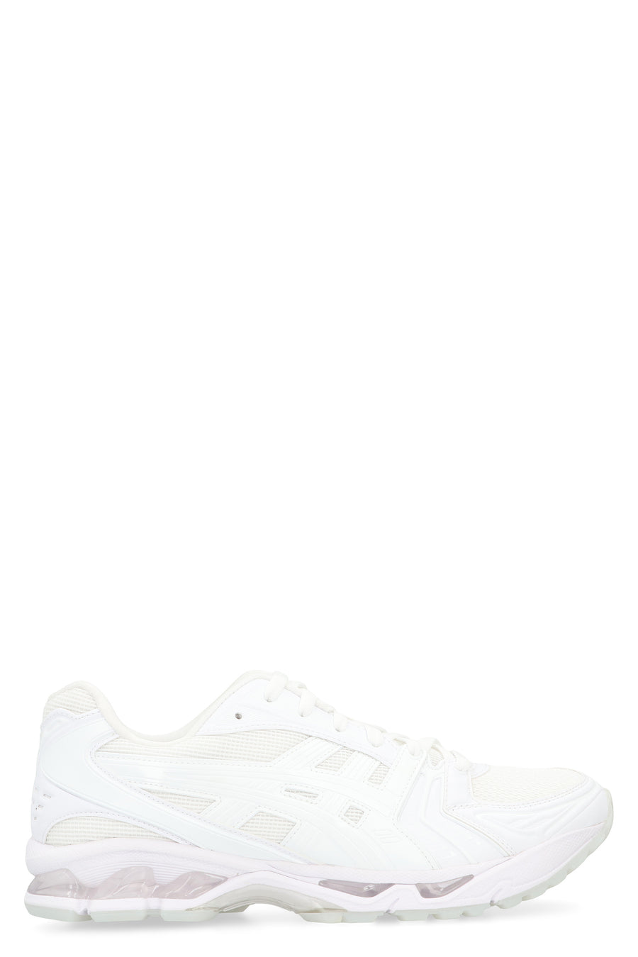Low-Top Sneakers White Leather & Fabric And Trainers
