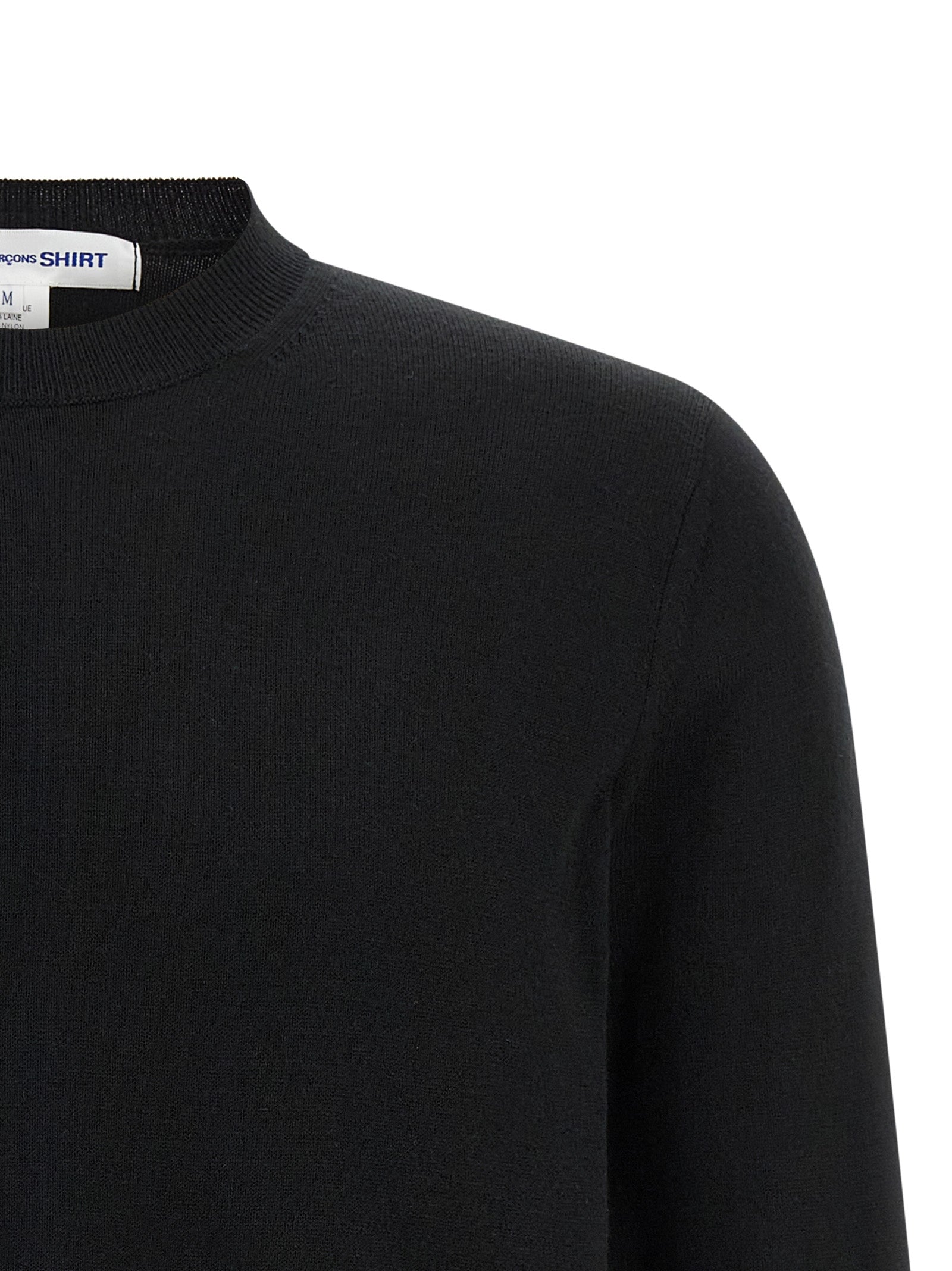 Intarsia sweater Black Acetate Wool Nylon Sweater, Cardigans