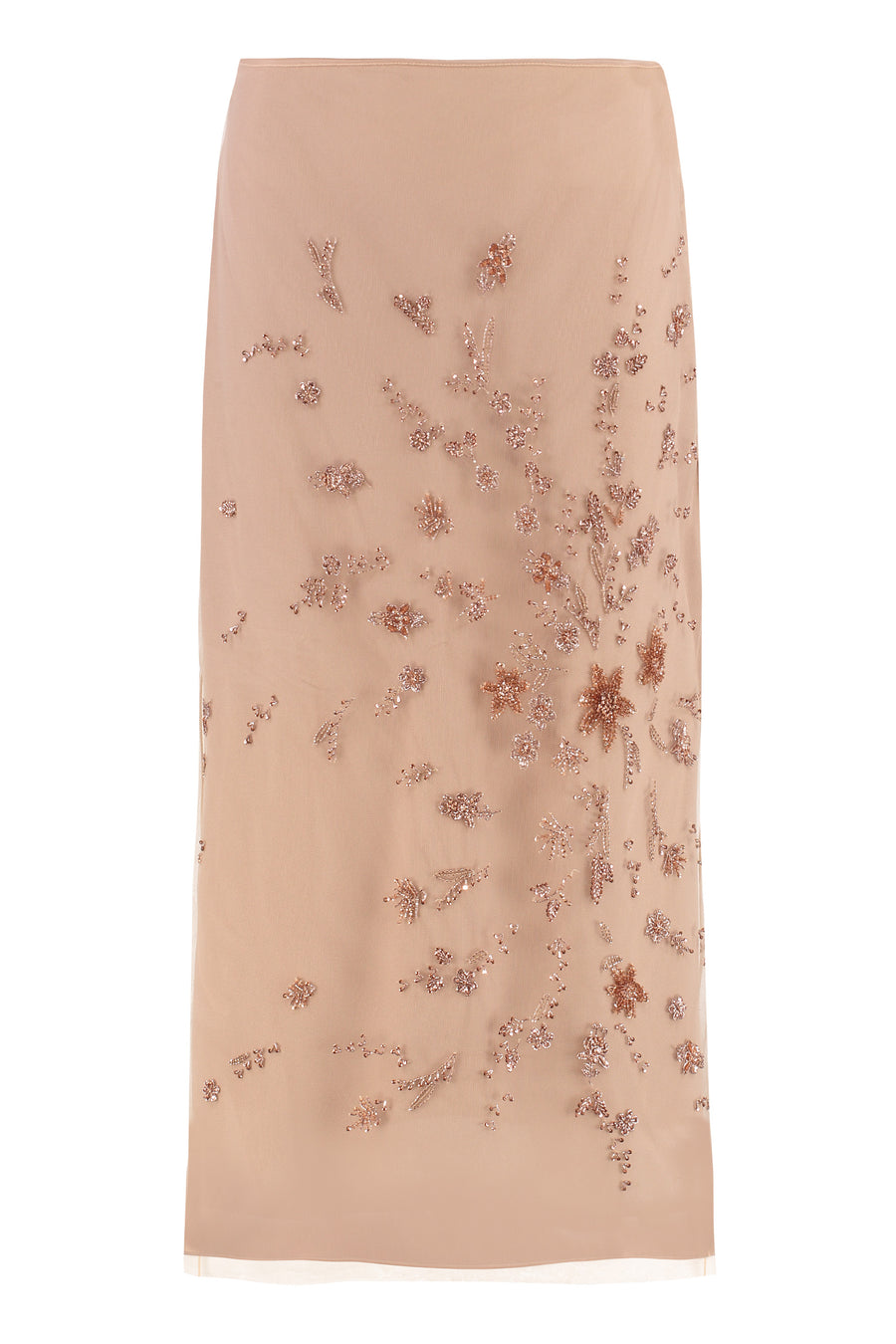 Tulle Skirt Pink Silk