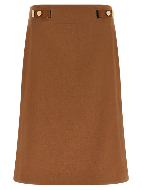 Fendi New Linen Skirt