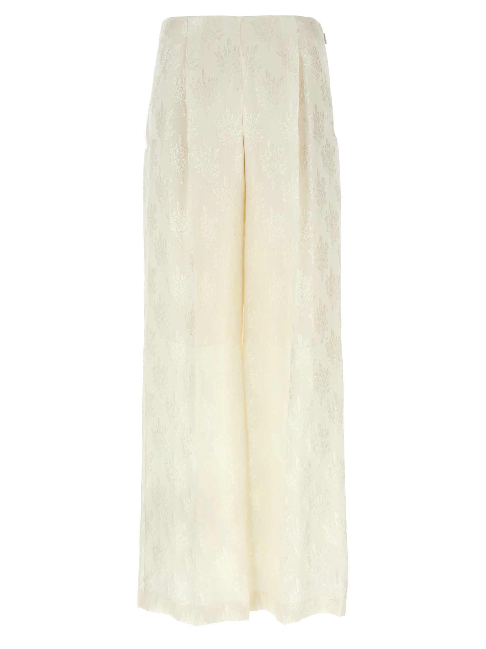 Bouquet pants White Silk