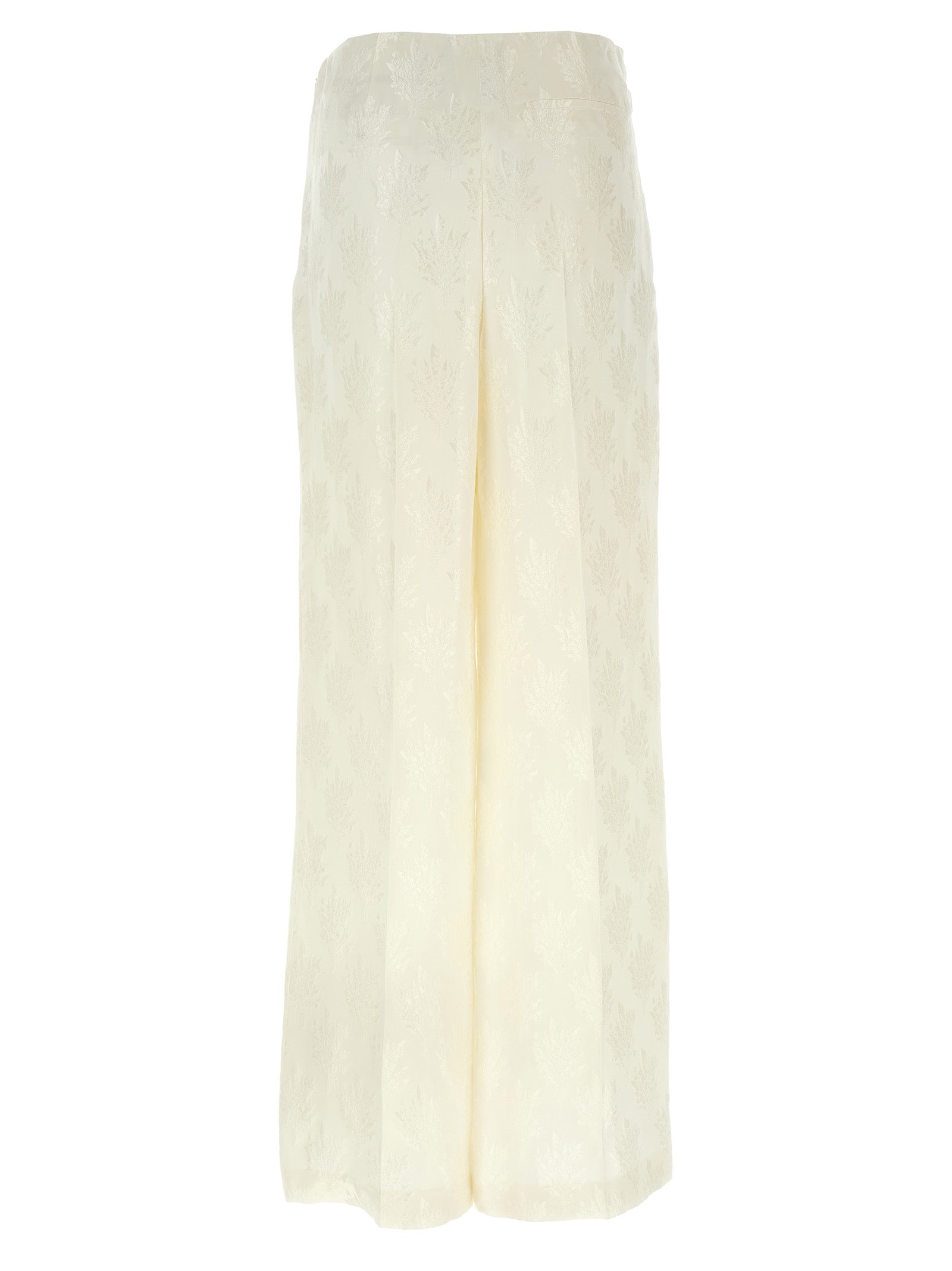 Bouquet pants White Silk