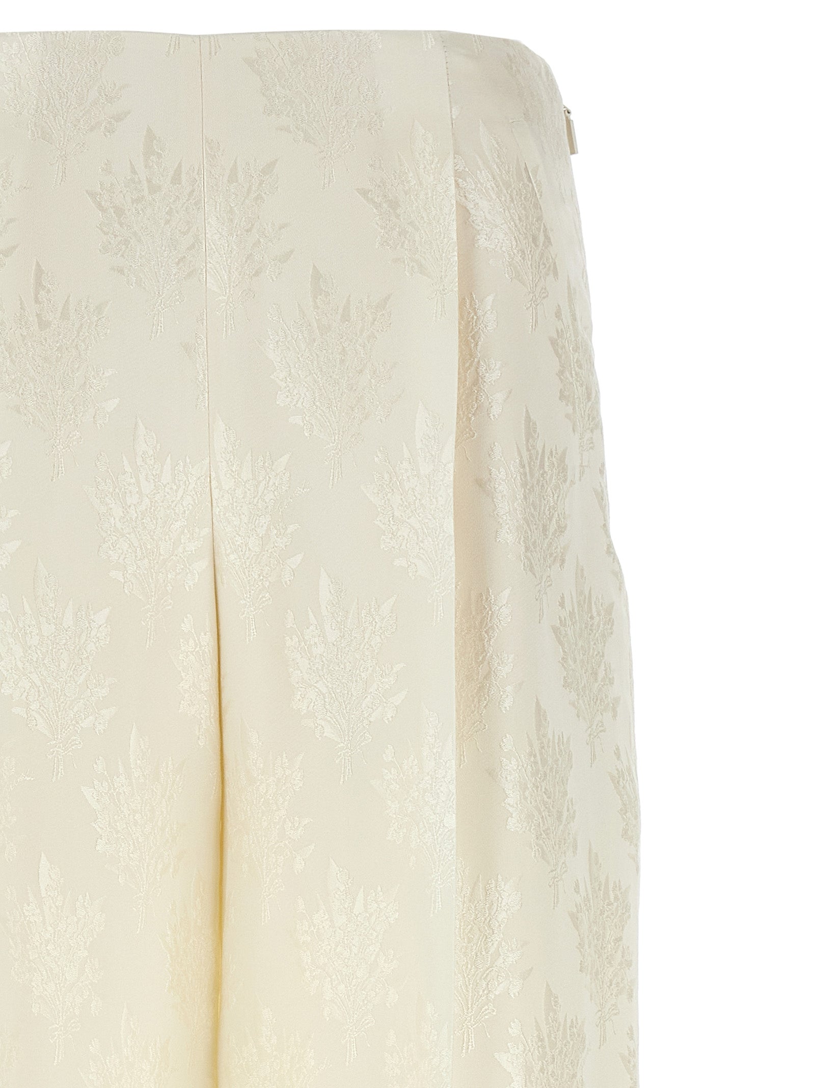 Bouquet pants White Silk