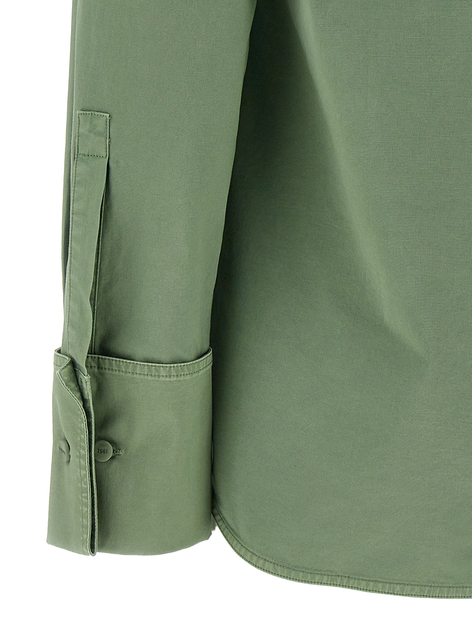 Francia shirt Green Cotton Shirt, Blouse