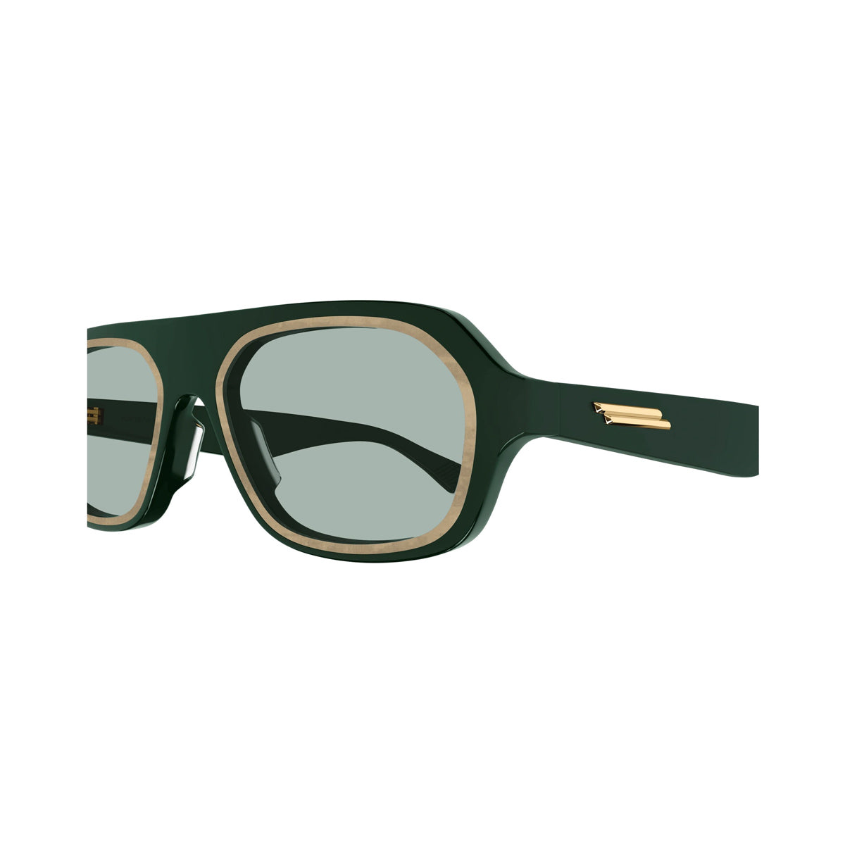 BV1217S 002 Verde Acetate Occhiali Sole