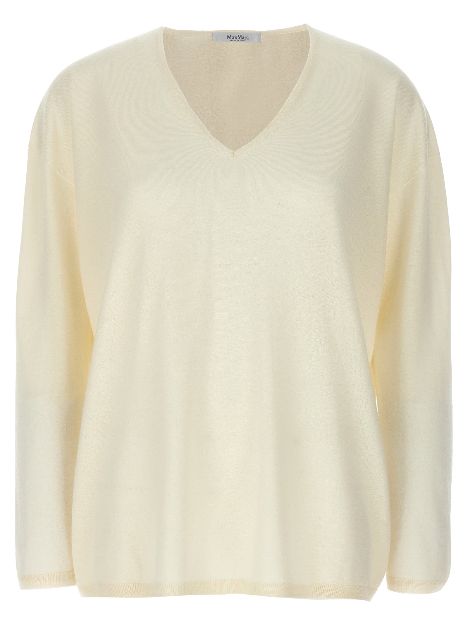 Freccia sweater White Cashmere Sweater, Cardigans