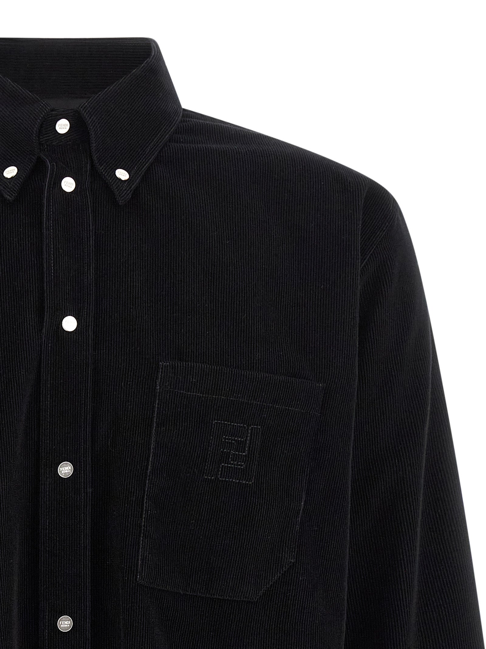 Corduroy shirt Black Cotton Shirt, Blouse