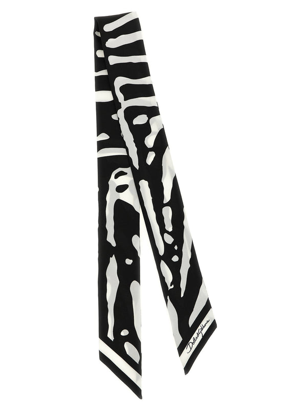 Dolce & Gabbana Zebra Print Scarf