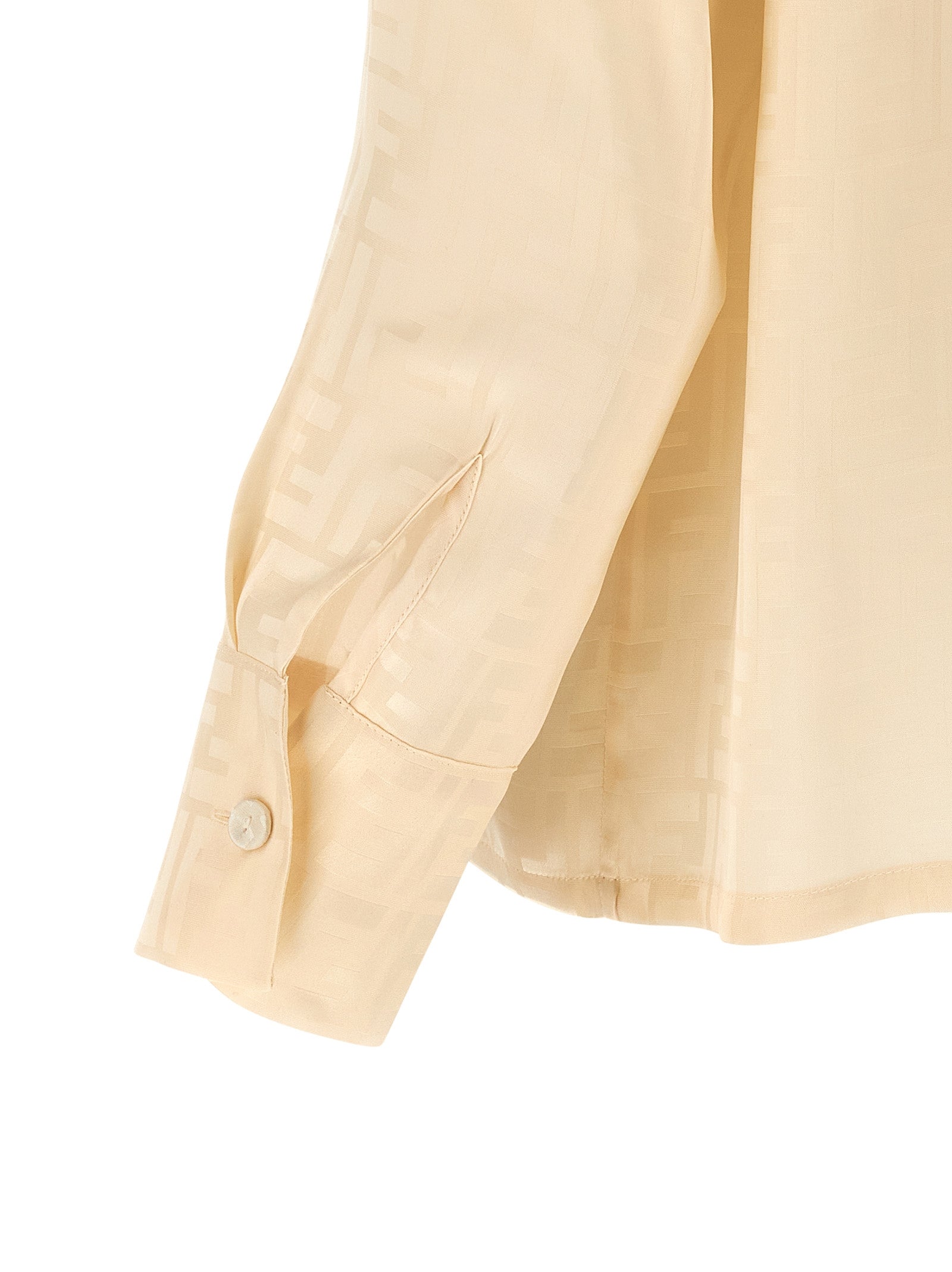 FF shirt White Silk Shirt, Blouse