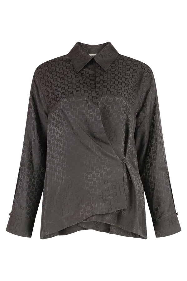 Silk Shirt Brown