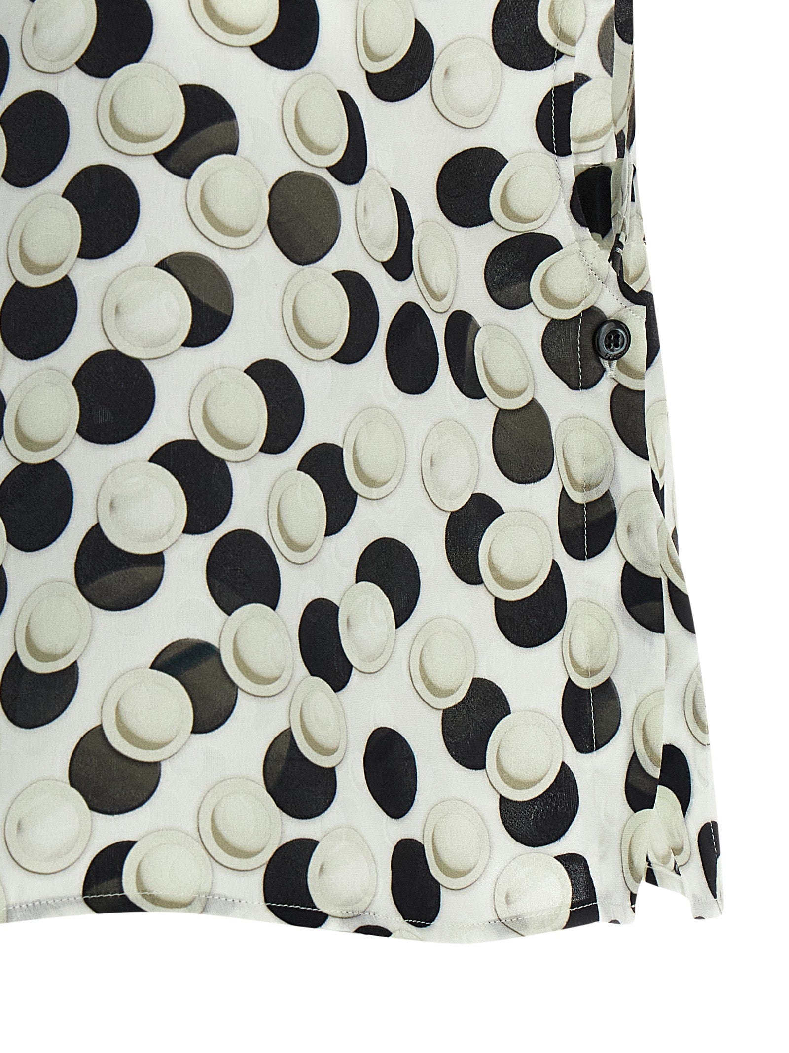 Polka dot crop top Multicolor Silk Tops