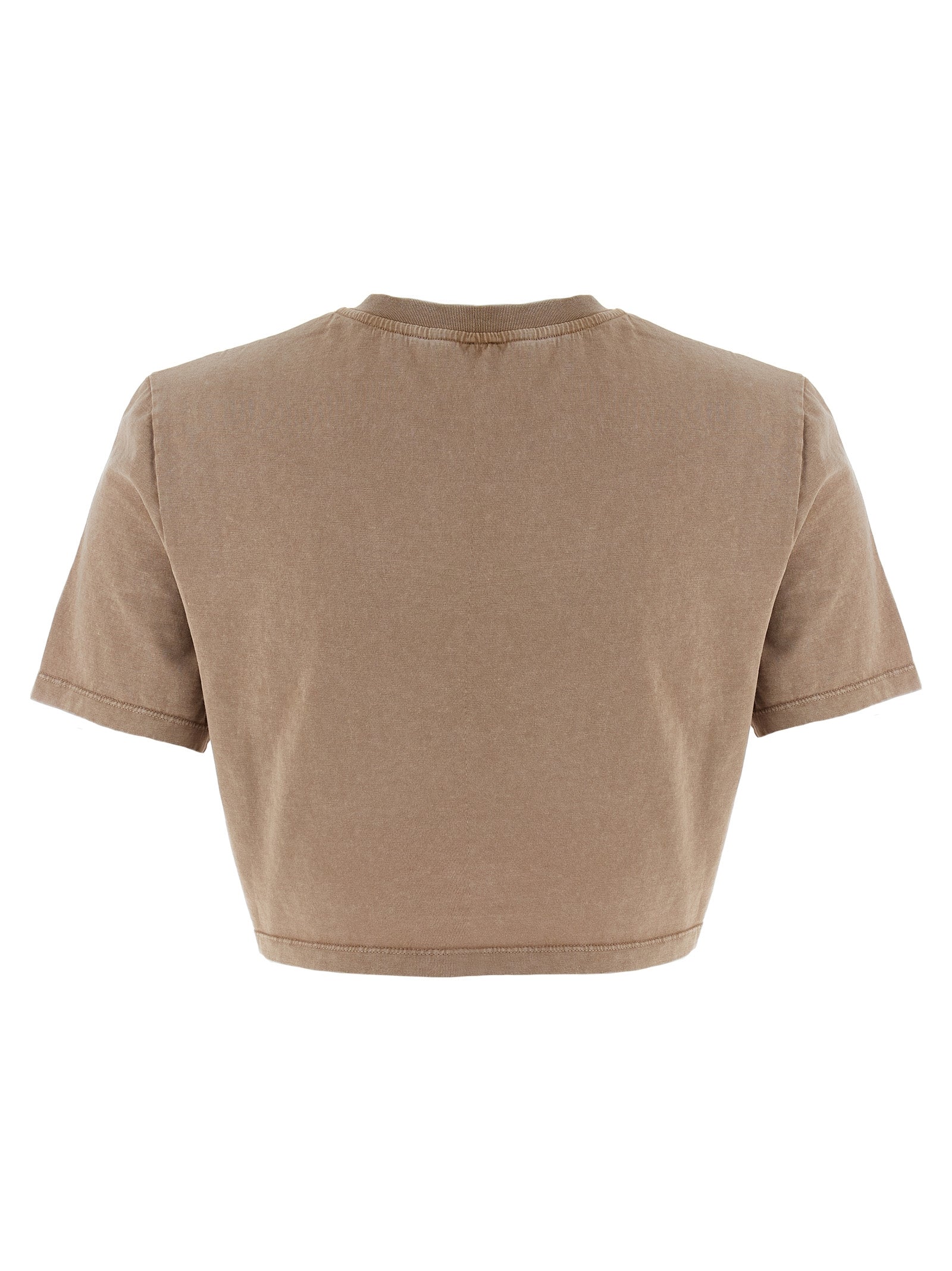 3D Fendi Roma T-shirt Brown Cotton