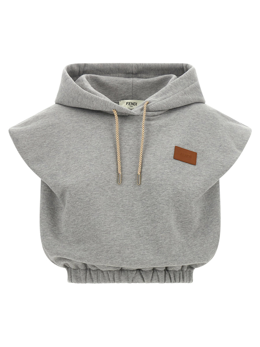 Fendi Essentia Hoodie — Gray