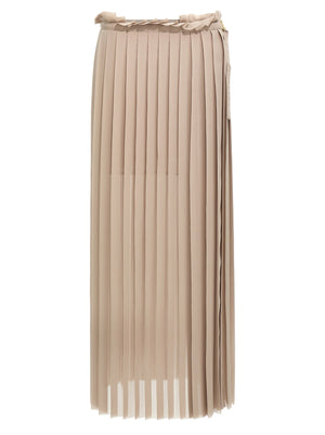 Ami Paris Pleated Skirt