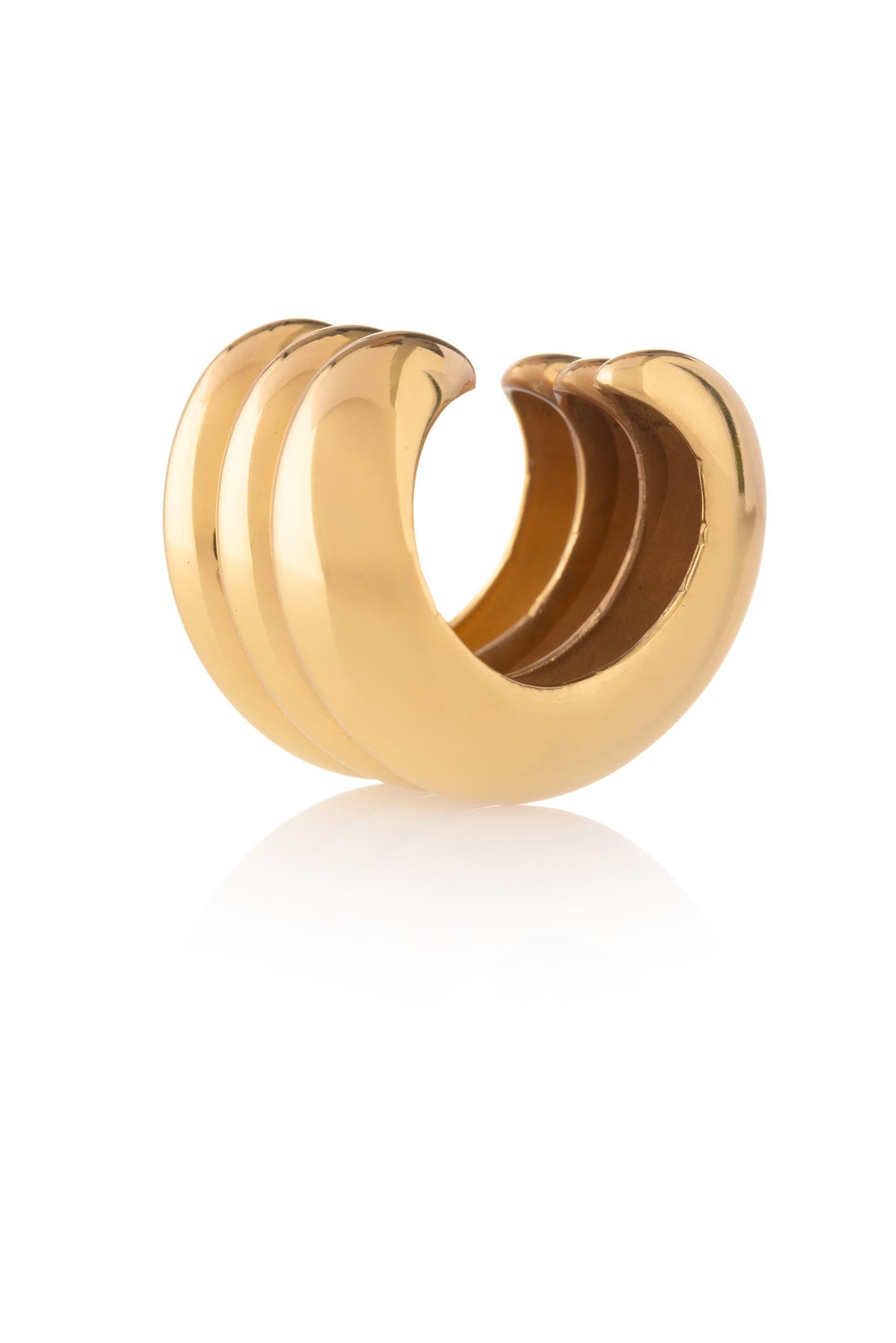 Ring Wave Gold Oro Rings