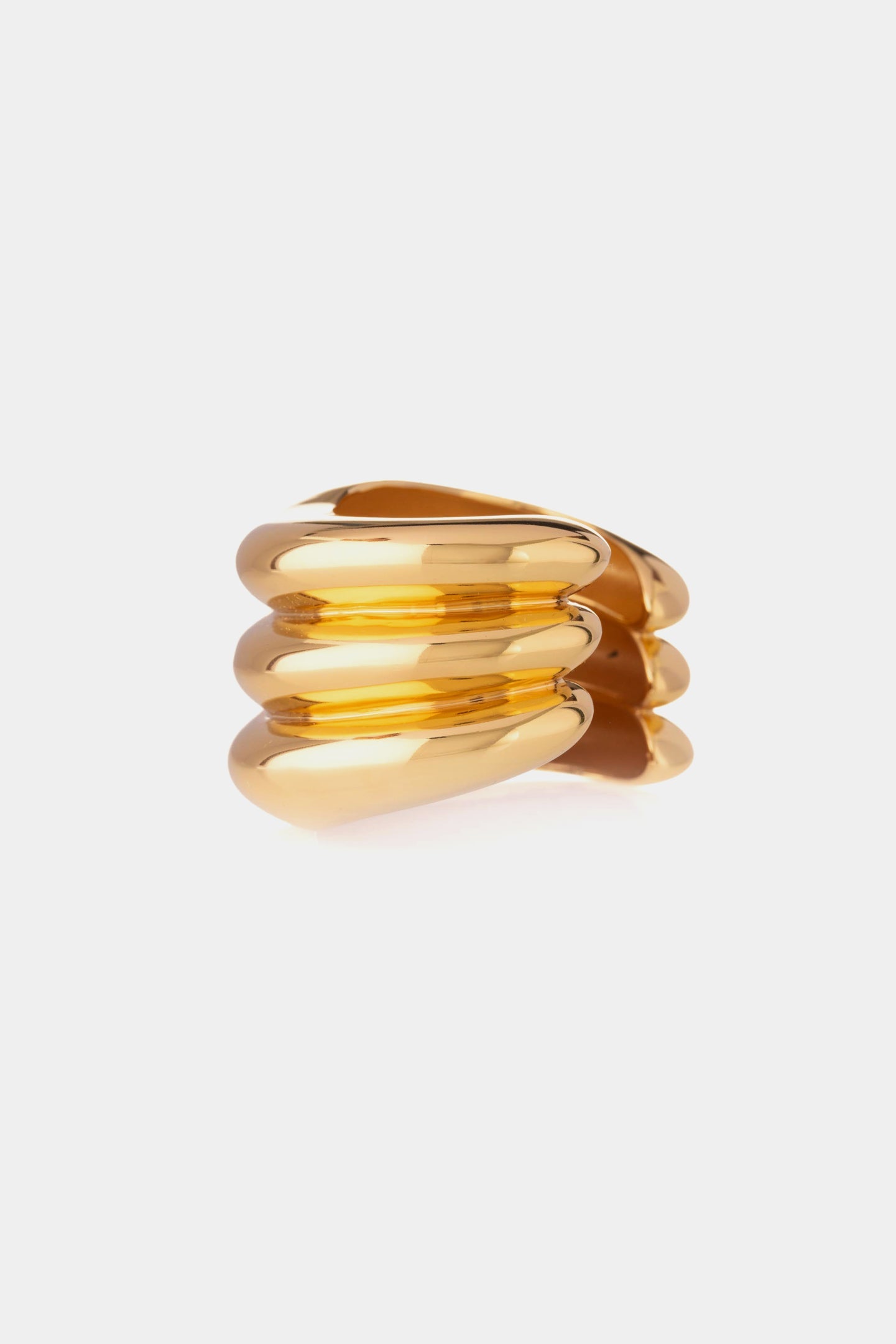 Ring Wave Gold Oro Rings