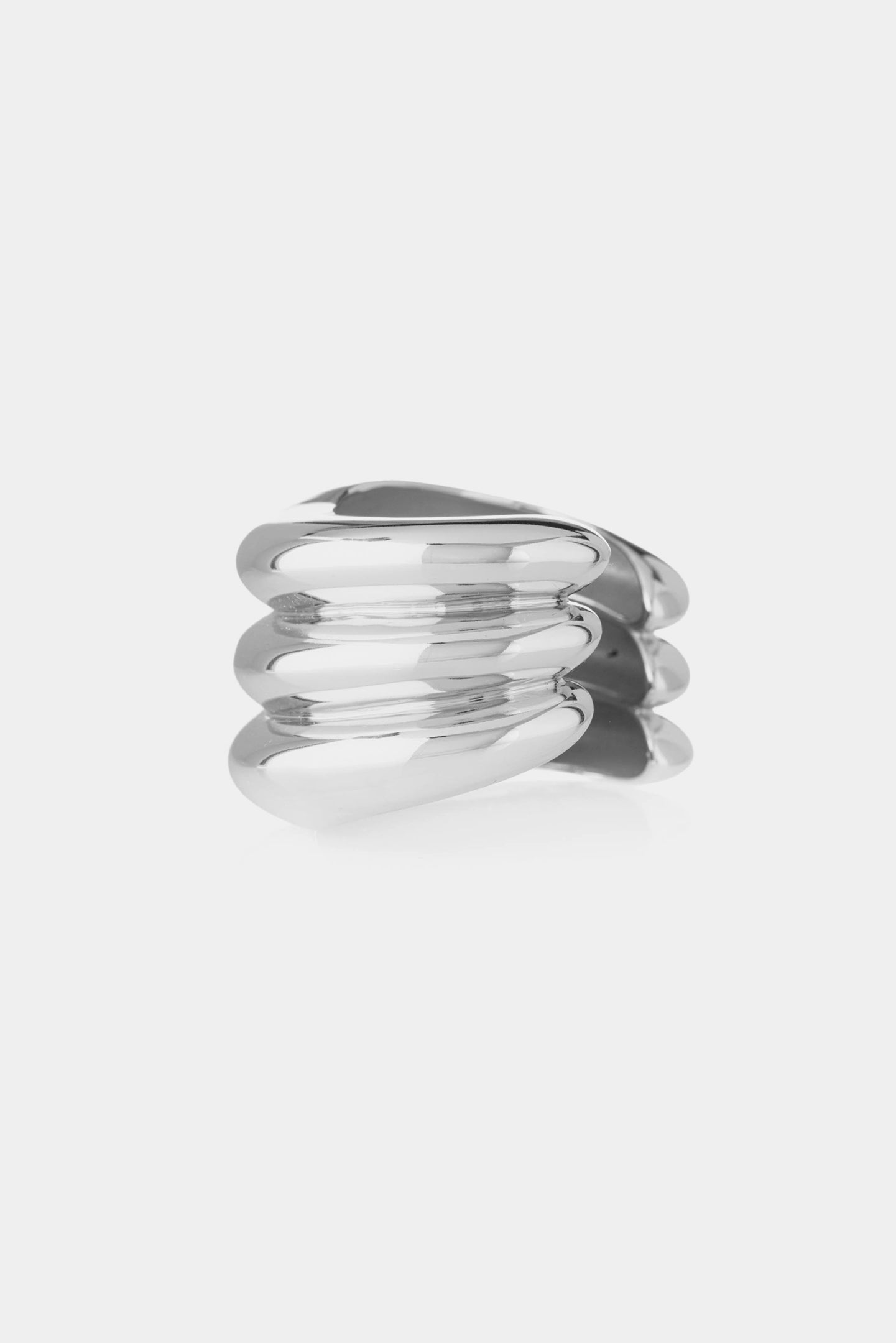 Ring Wave Silver Argento Rings