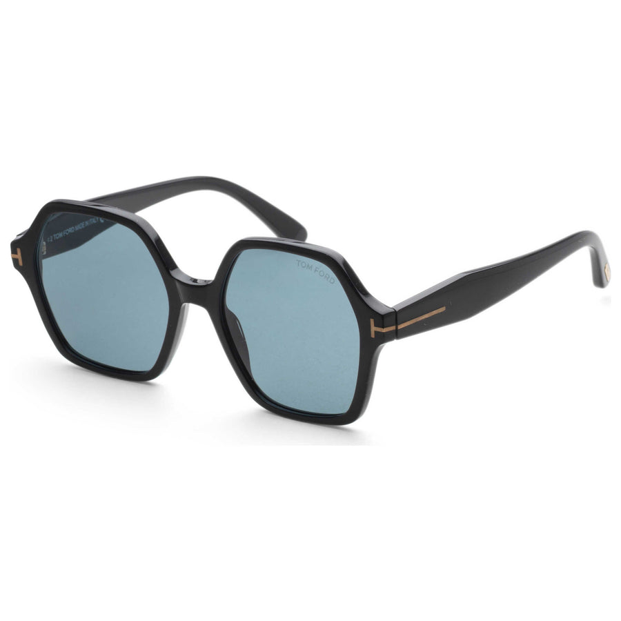 Preloved - Tom Ford Womens Romy 56 Shiny Black Sunglasses Ft1032-01a-56 One Color