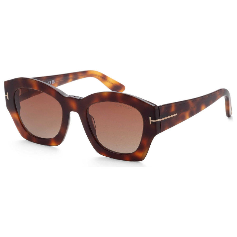 Preloved - Tom Ford Womens Fashion 52 Mm Blonde Havana Sunglasses Ft1083-53f-52 One Color