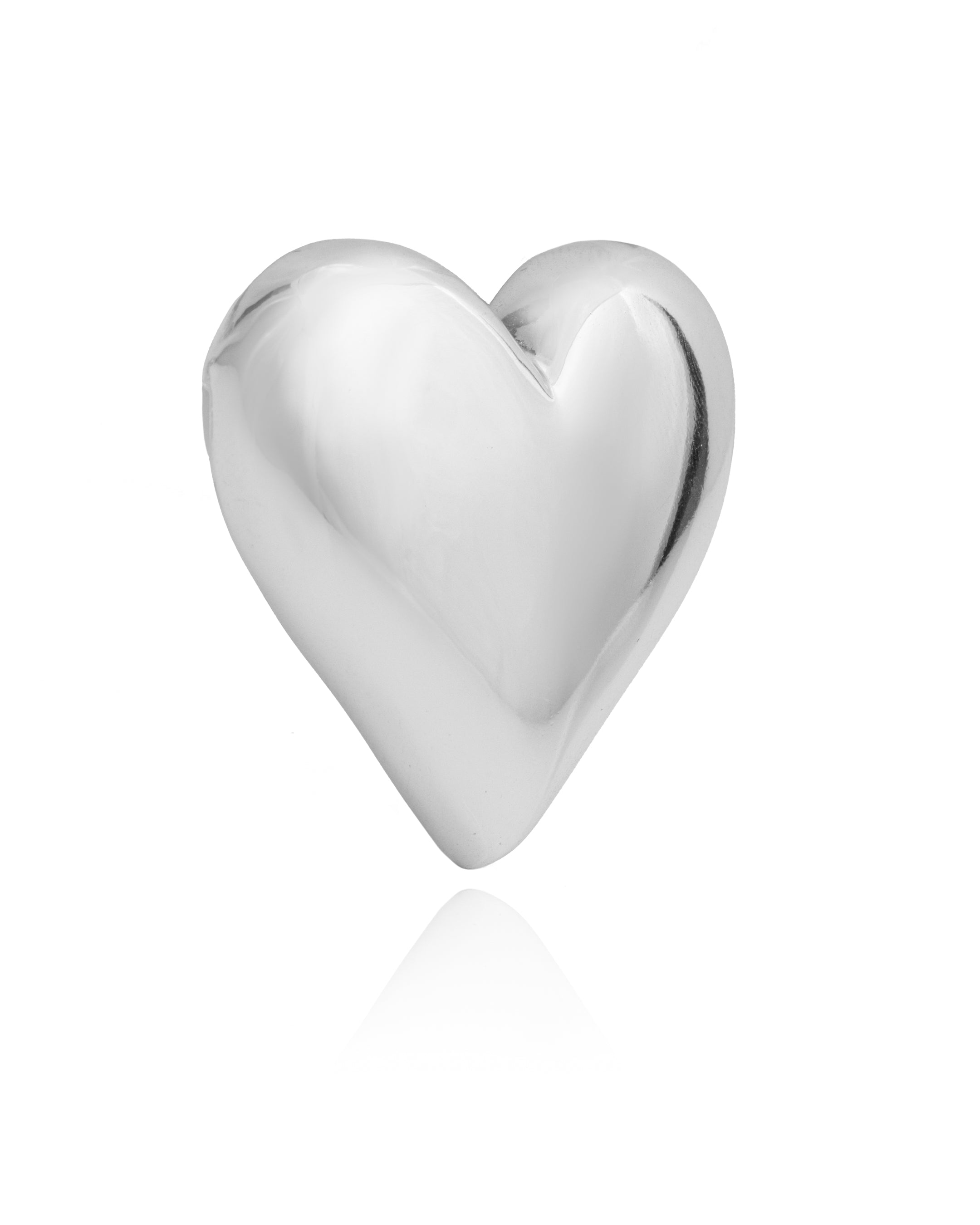 Earring Love Silver __single__ Earrings