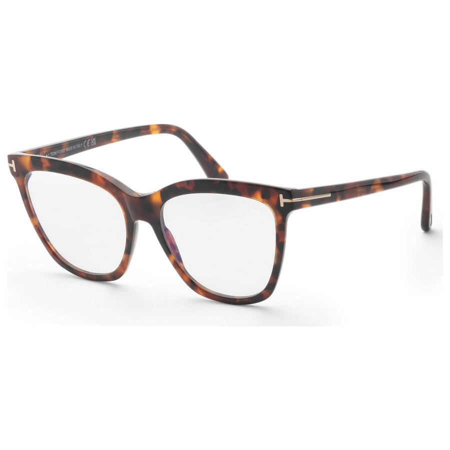 Preloved - Tom Ford Womens 54mm Dark Havana Eyeglasses Ft6042-B-052-54 One Color