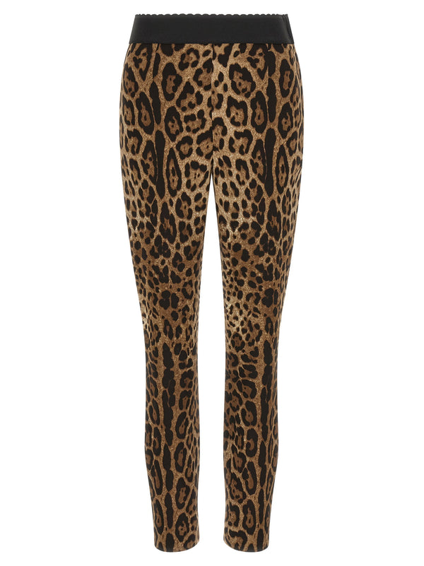 Dolce & Gabbana Leo Leggings — Tan