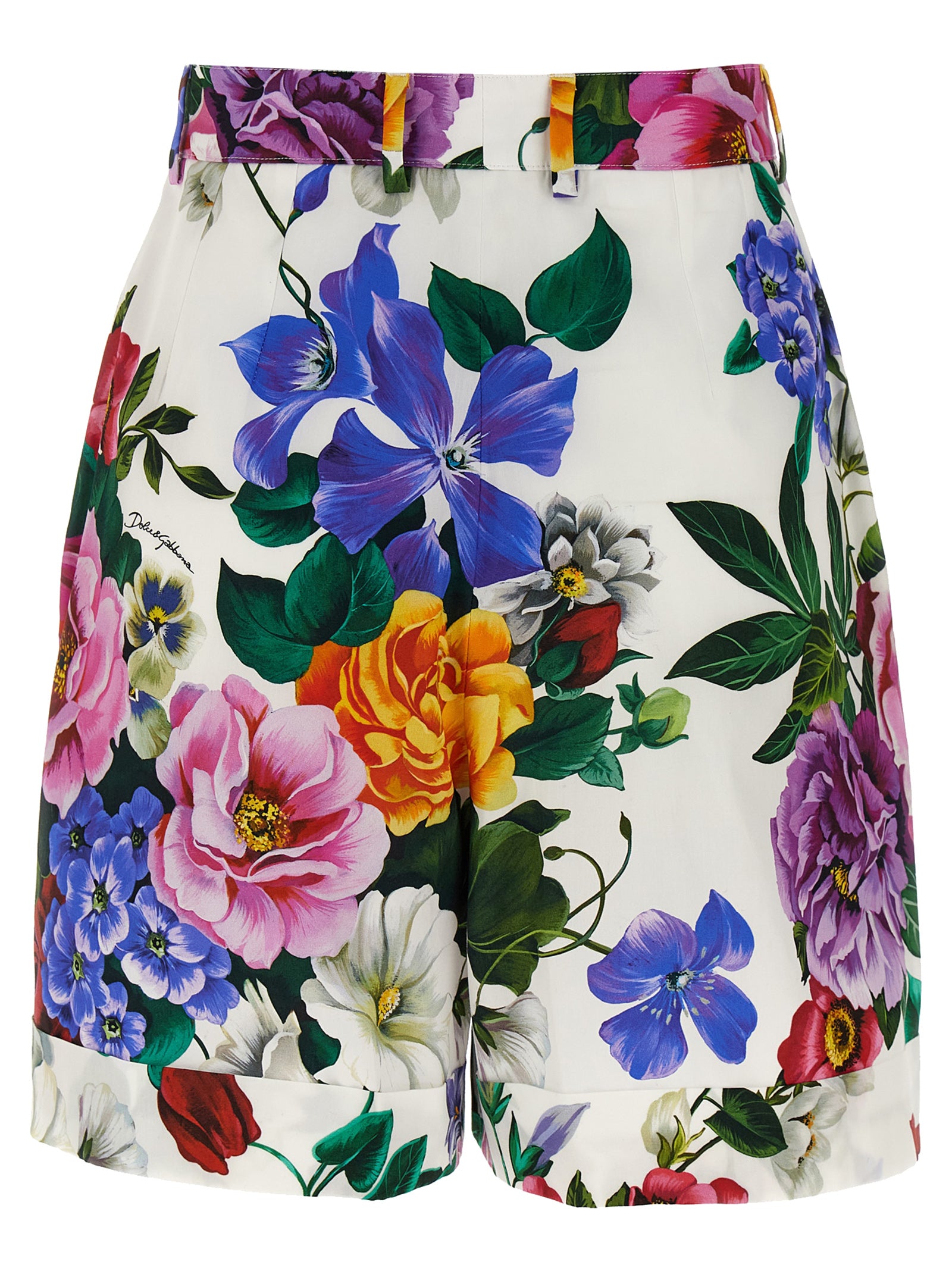 Bouquet bermuda shorts Multicolor Cotton Bermuda