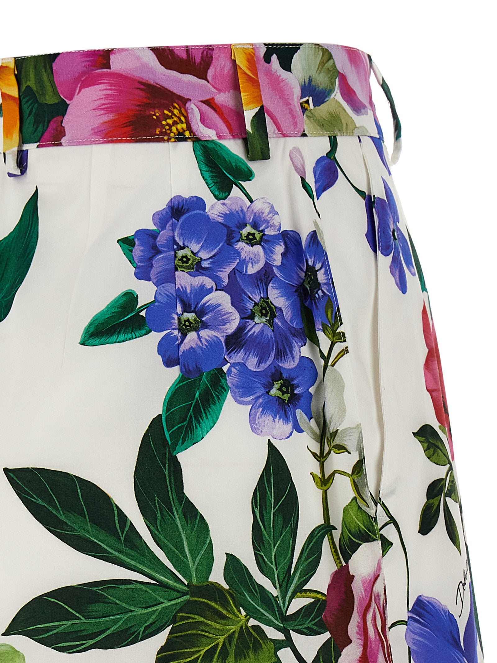 Bouquet bermuda shorts Multicolor Cotton Bermuda