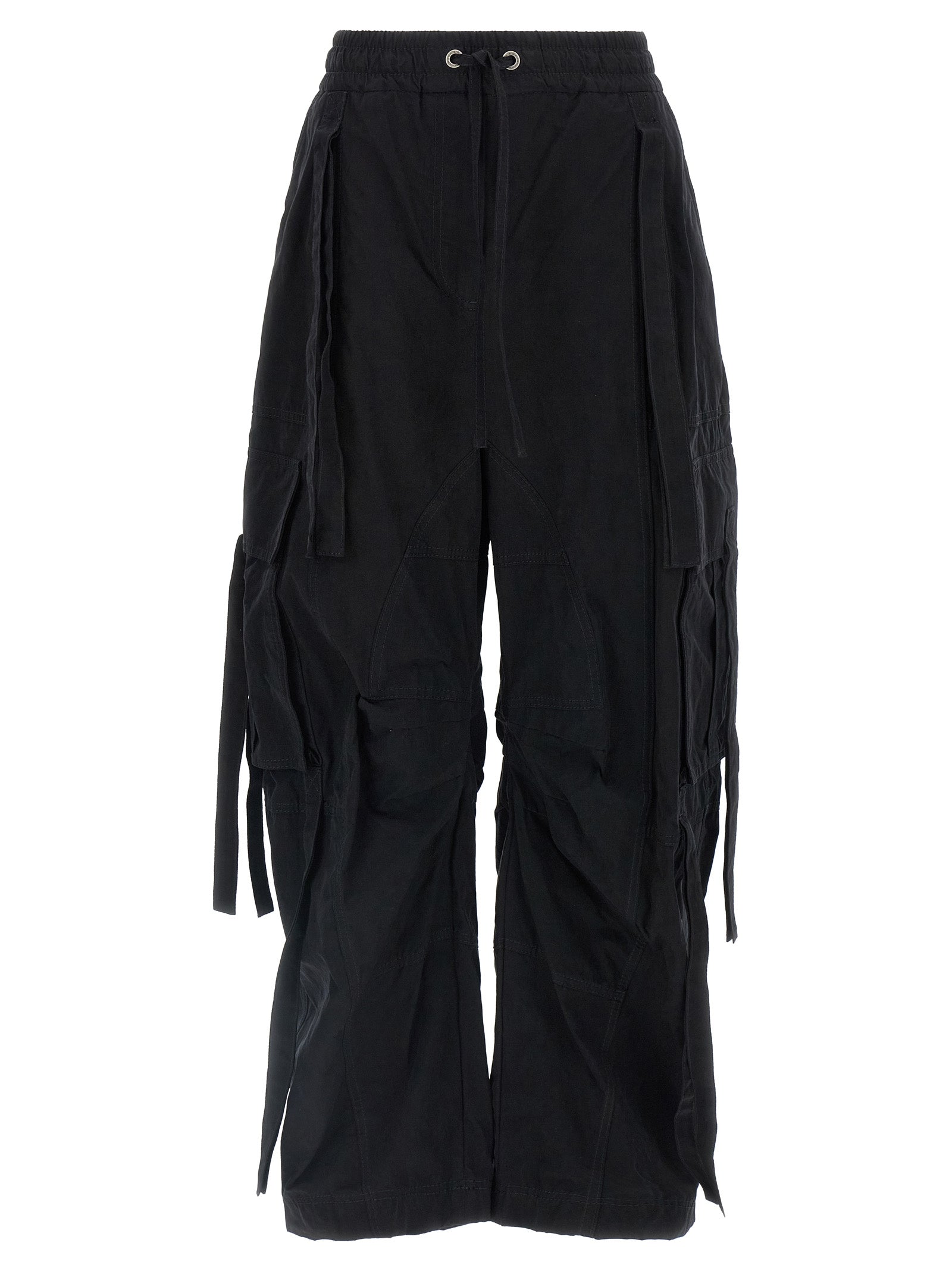 Cargo pants Black Cotton Polyester Polyamide