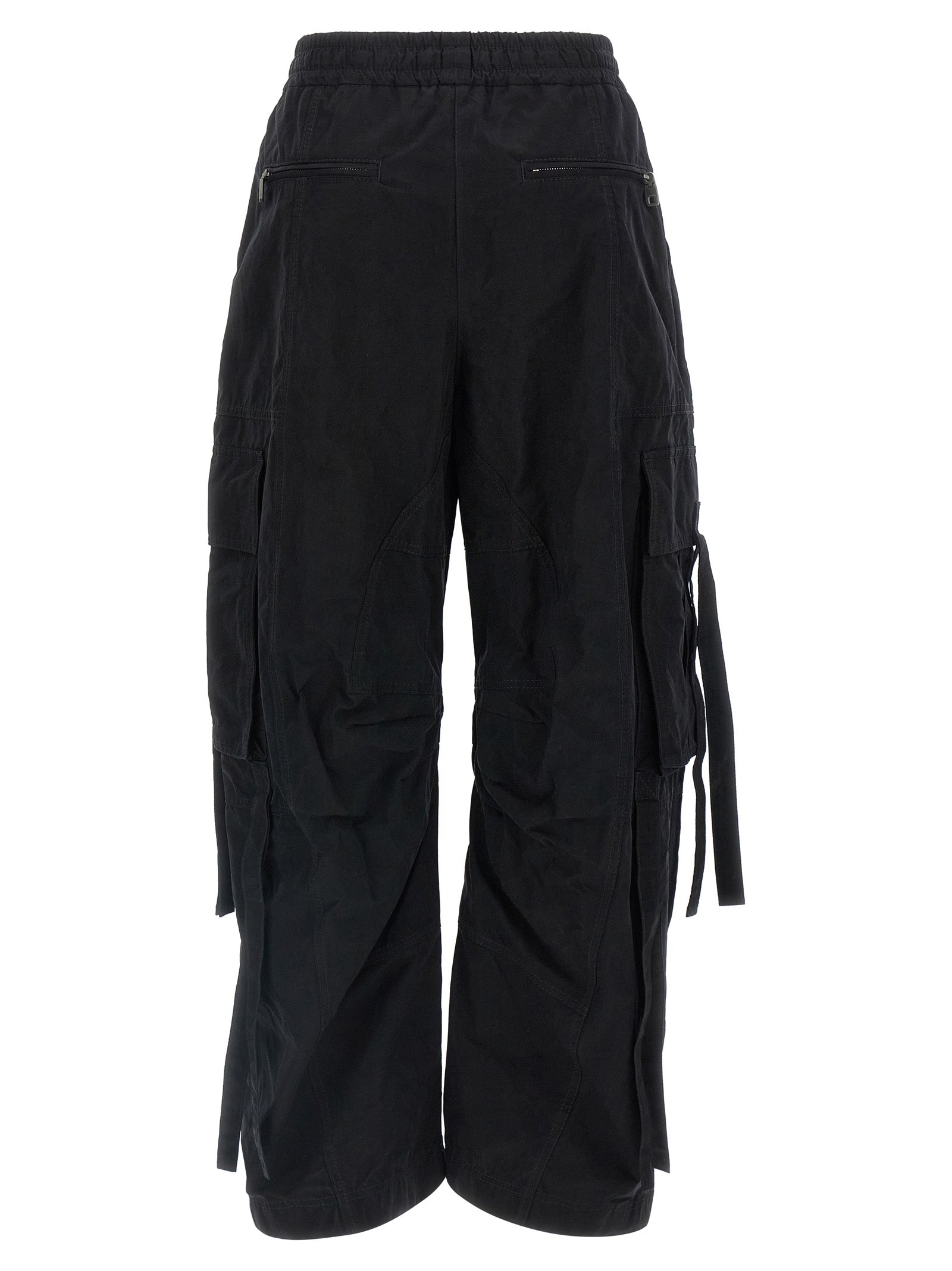 Cargo pants Black Cotton Polyester Polyamide