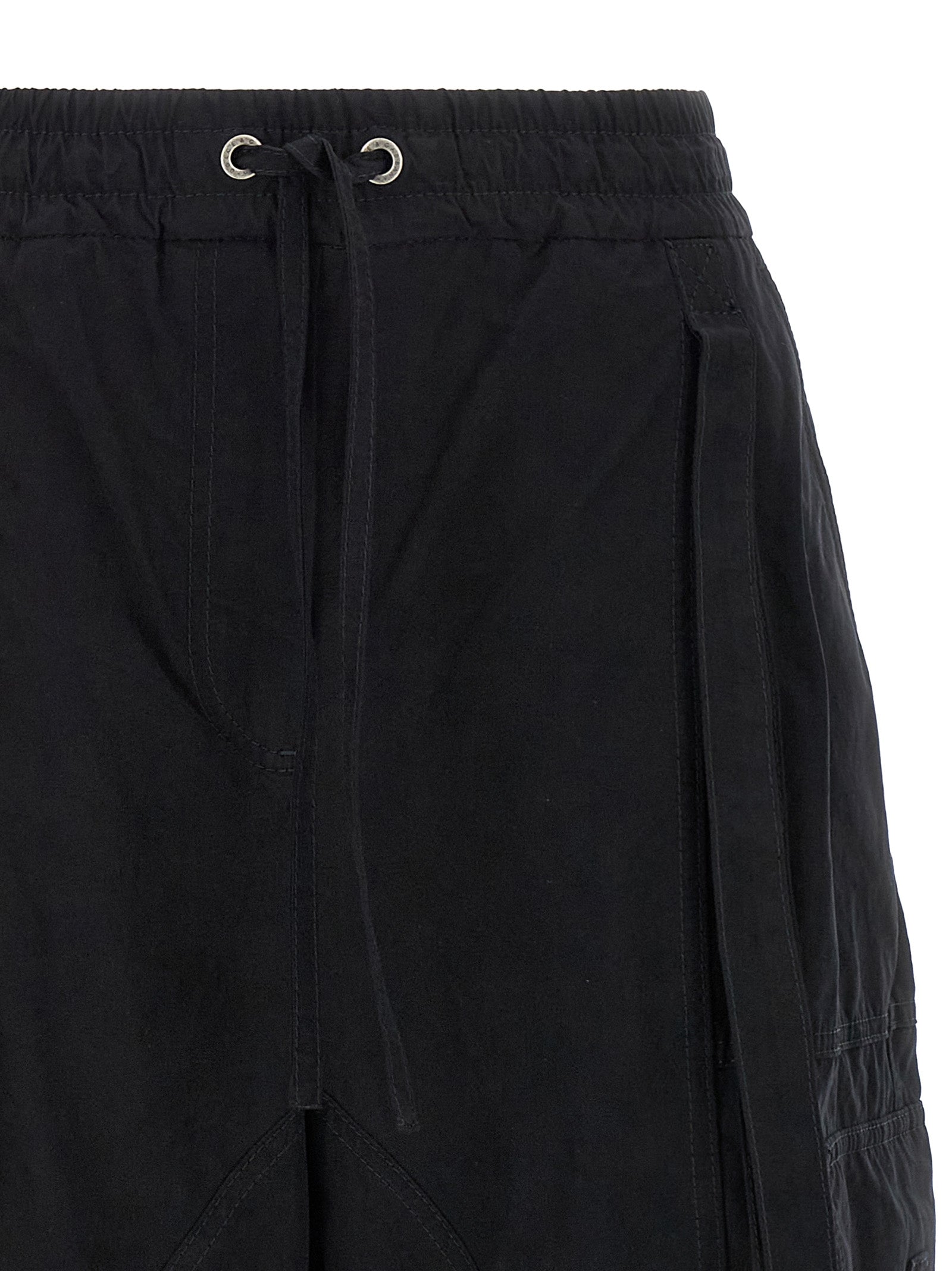 Cargo pants Black Cotton Polyester Polyamide