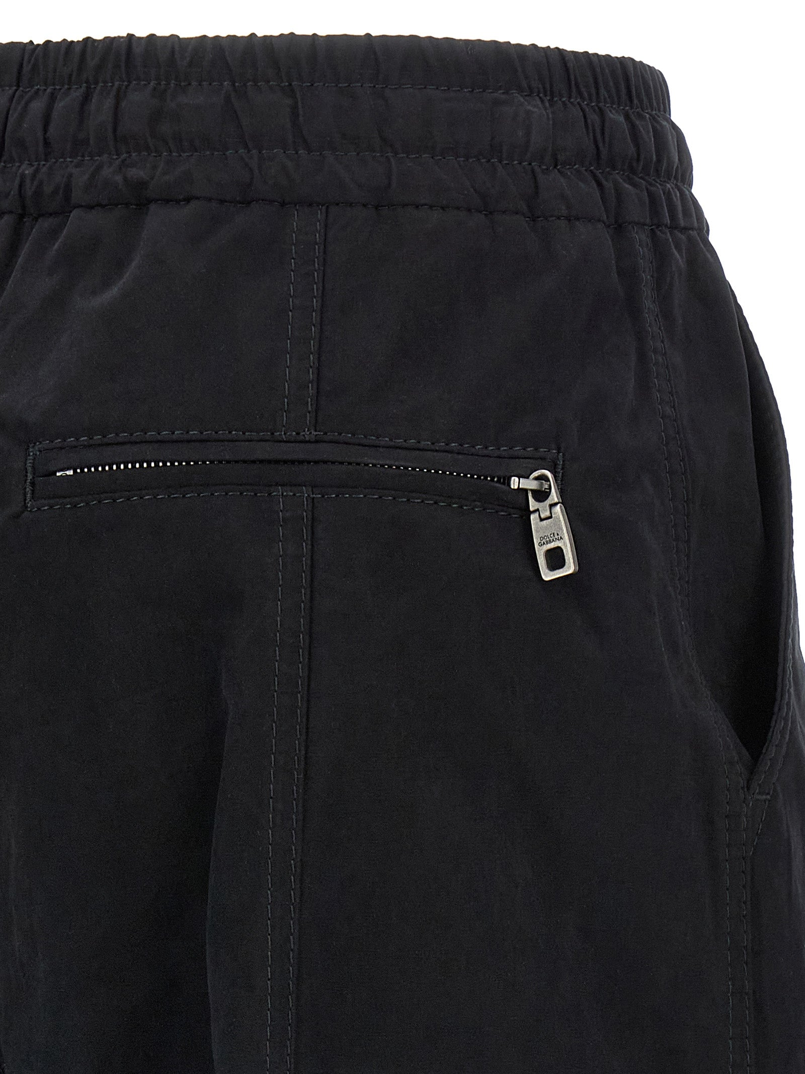 Cargo pants Black Cotton Polyester Polyamide