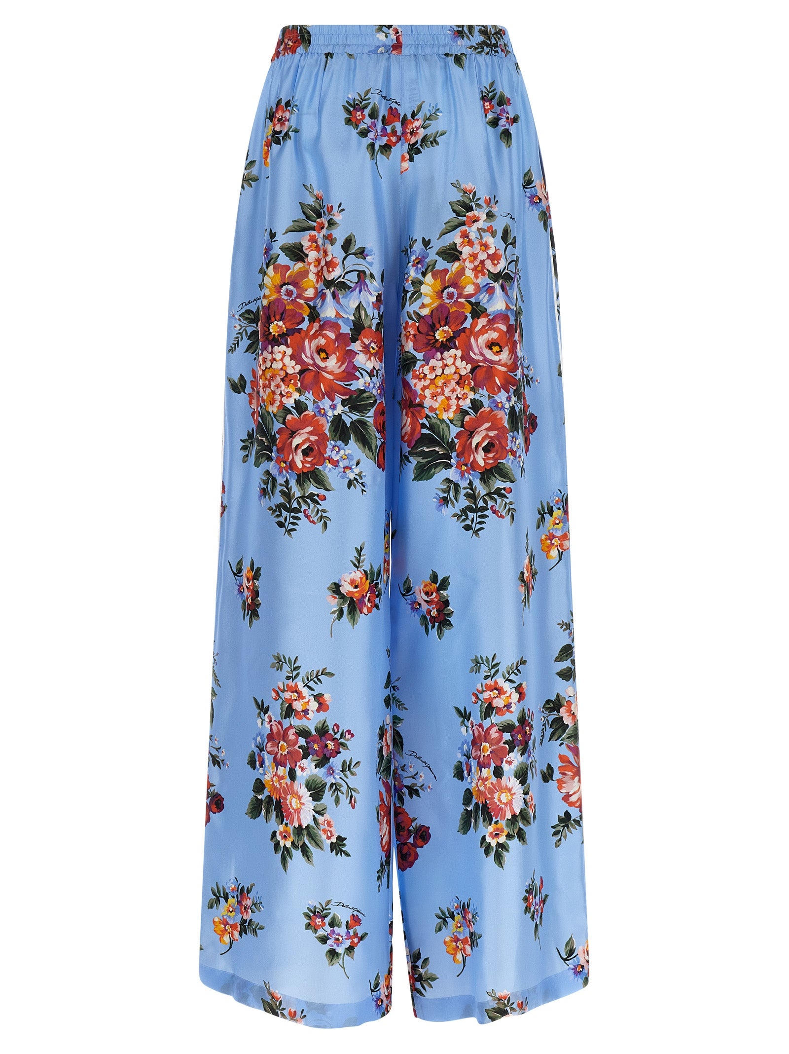 Dolce pants Light Blue Silk
