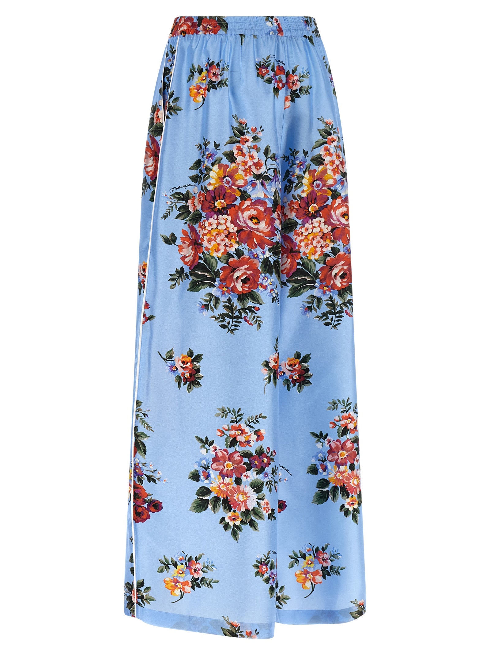 Dolce pants Light Blue Silk