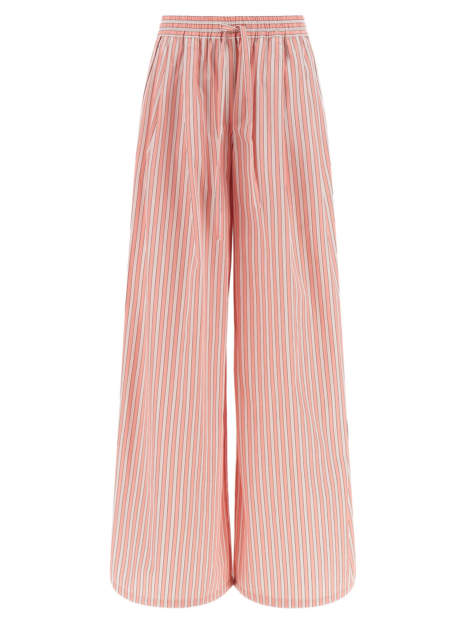 Pajama Pants Pink Cotton Silk