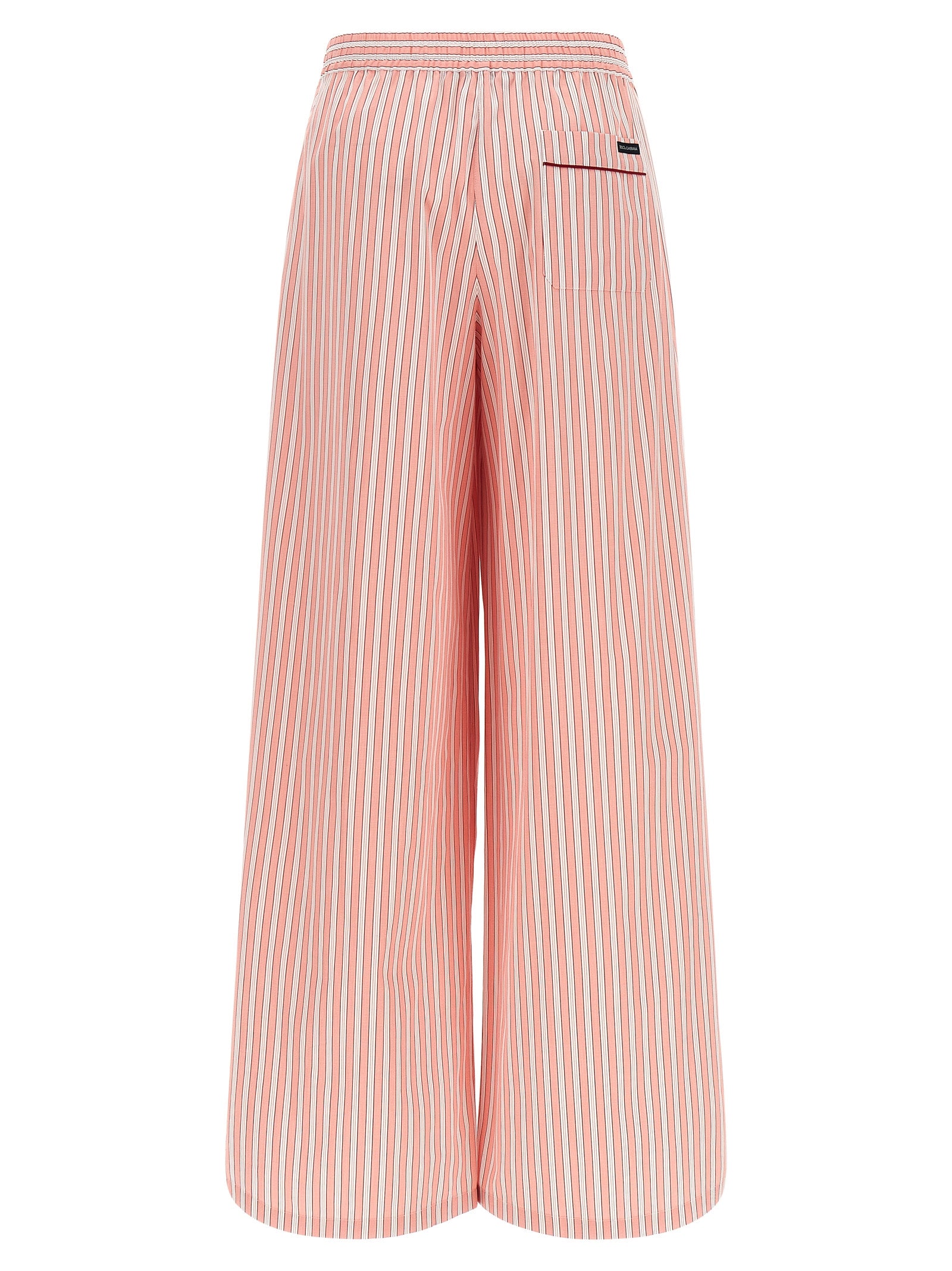Pajama Pants Pink Cotton Silk