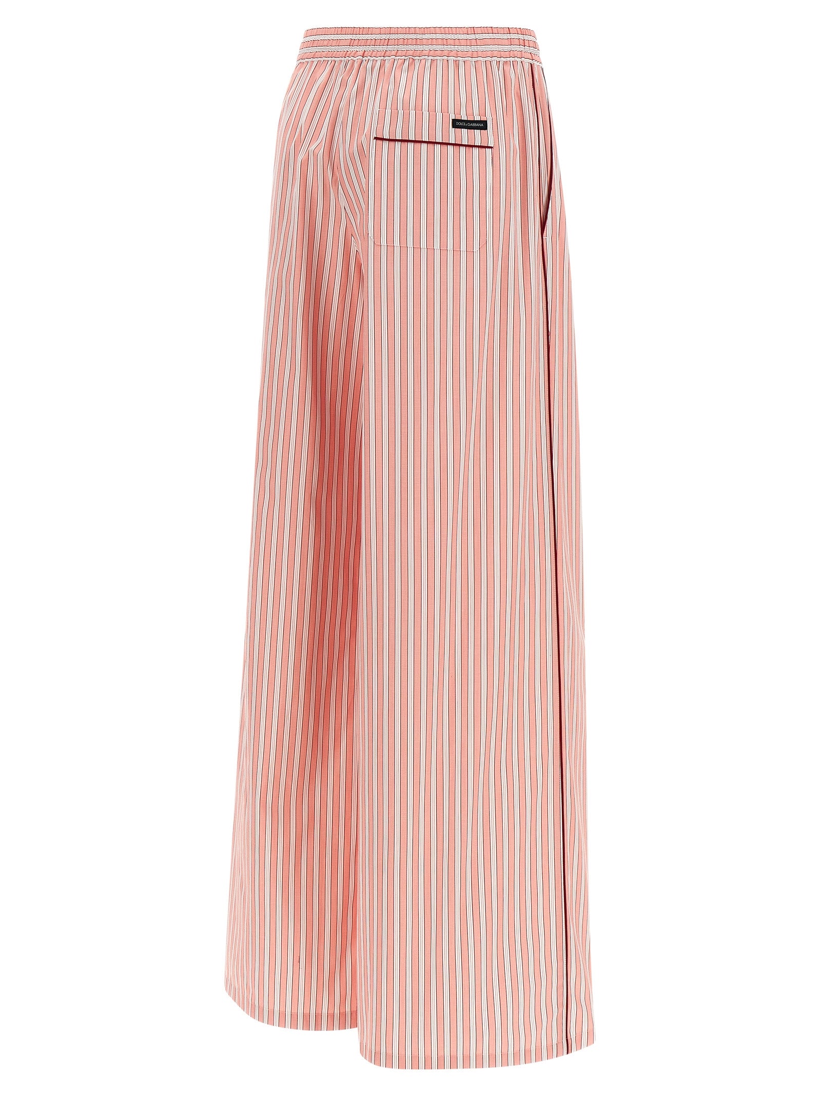 Pajama Pants Pink Cotton Silk