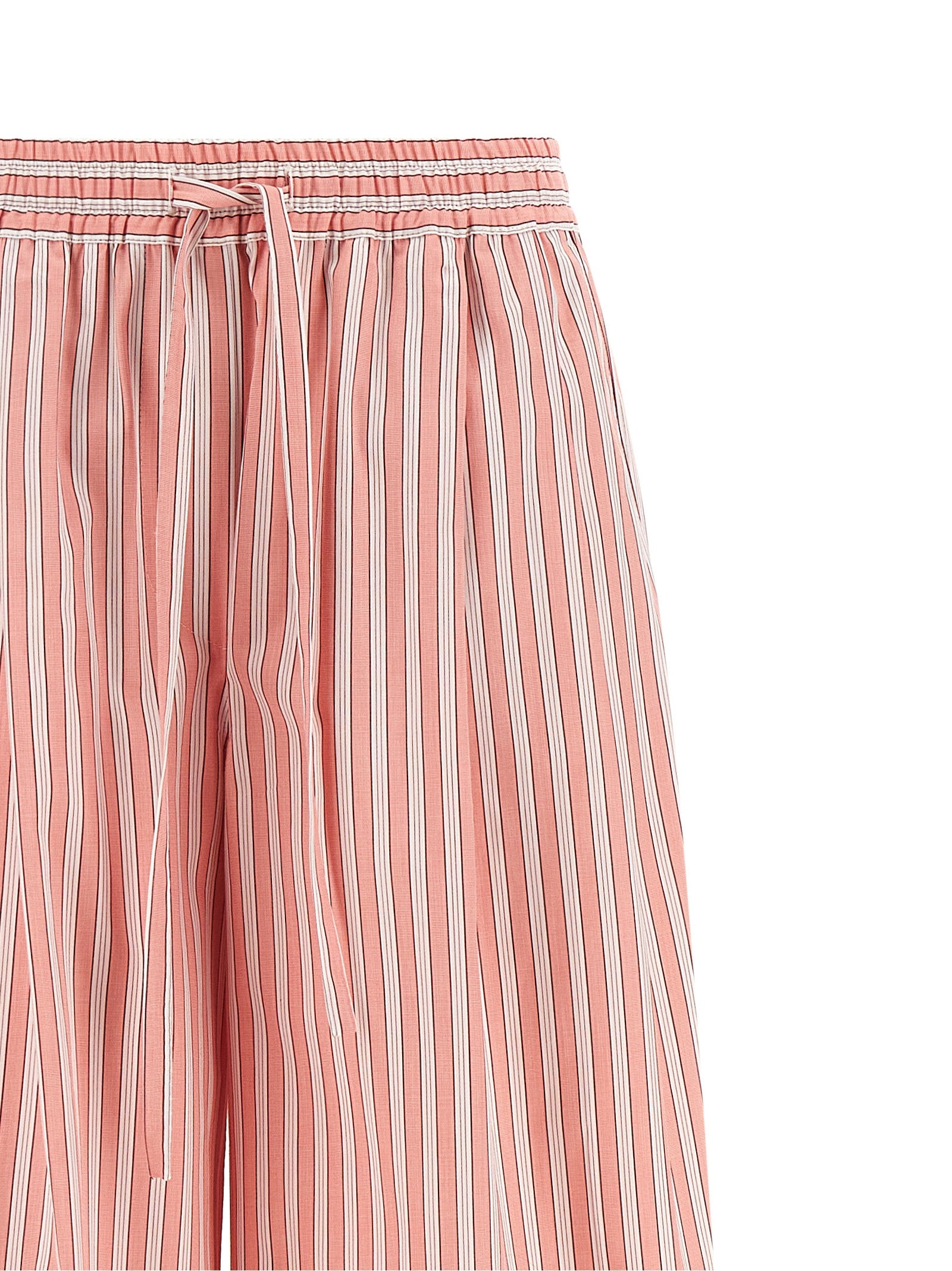 Pajama Pants Pink Cotton Silk
