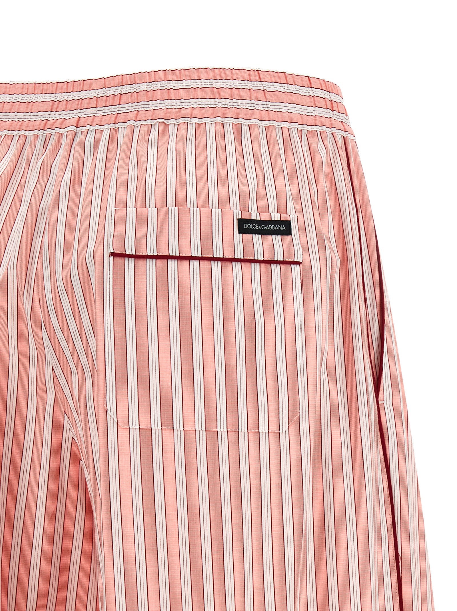 Pajama Pants Pink Cotton Silk