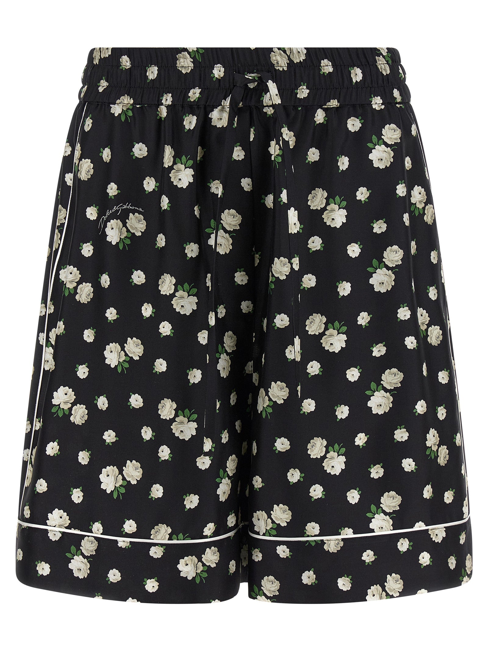 Vanity Bermuda Shorts Black Silk Bermuda