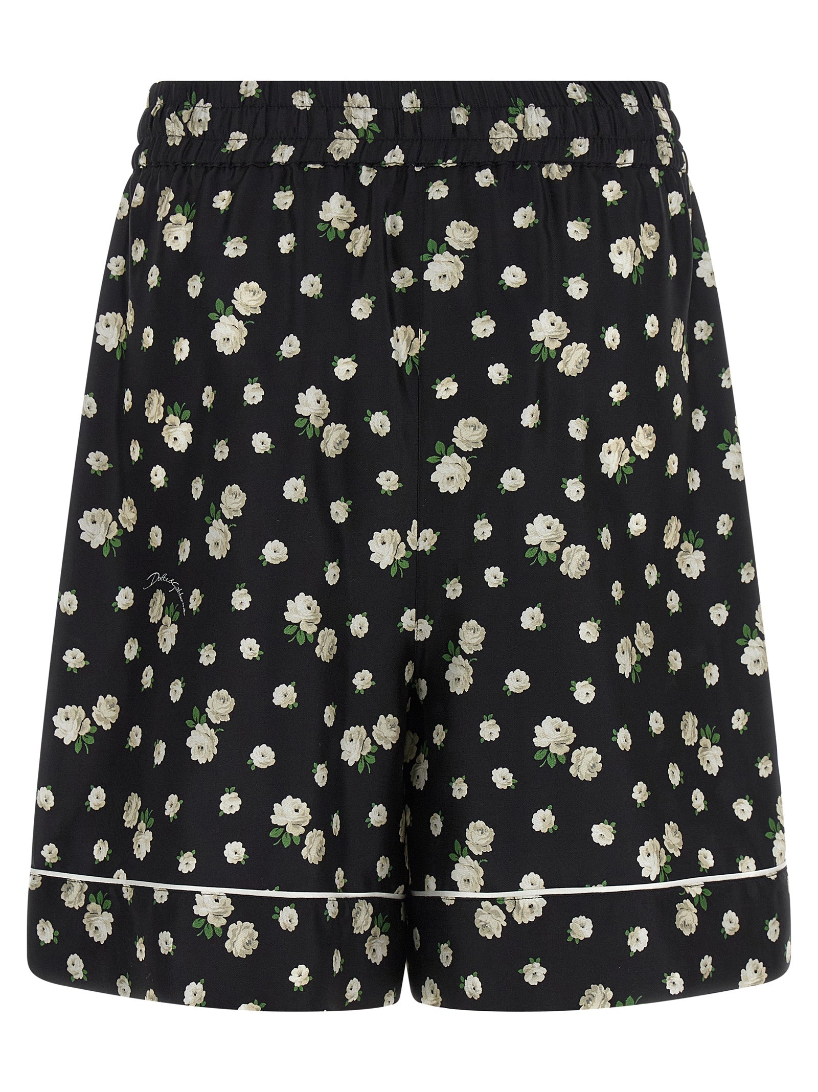 Vanity Bermuda Shorts Black Silk Bermuda