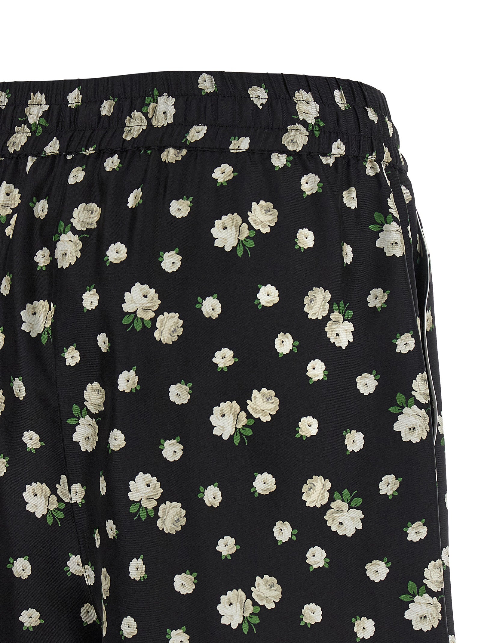 Vanity Bermuda Shorts Black Silk Bermuda