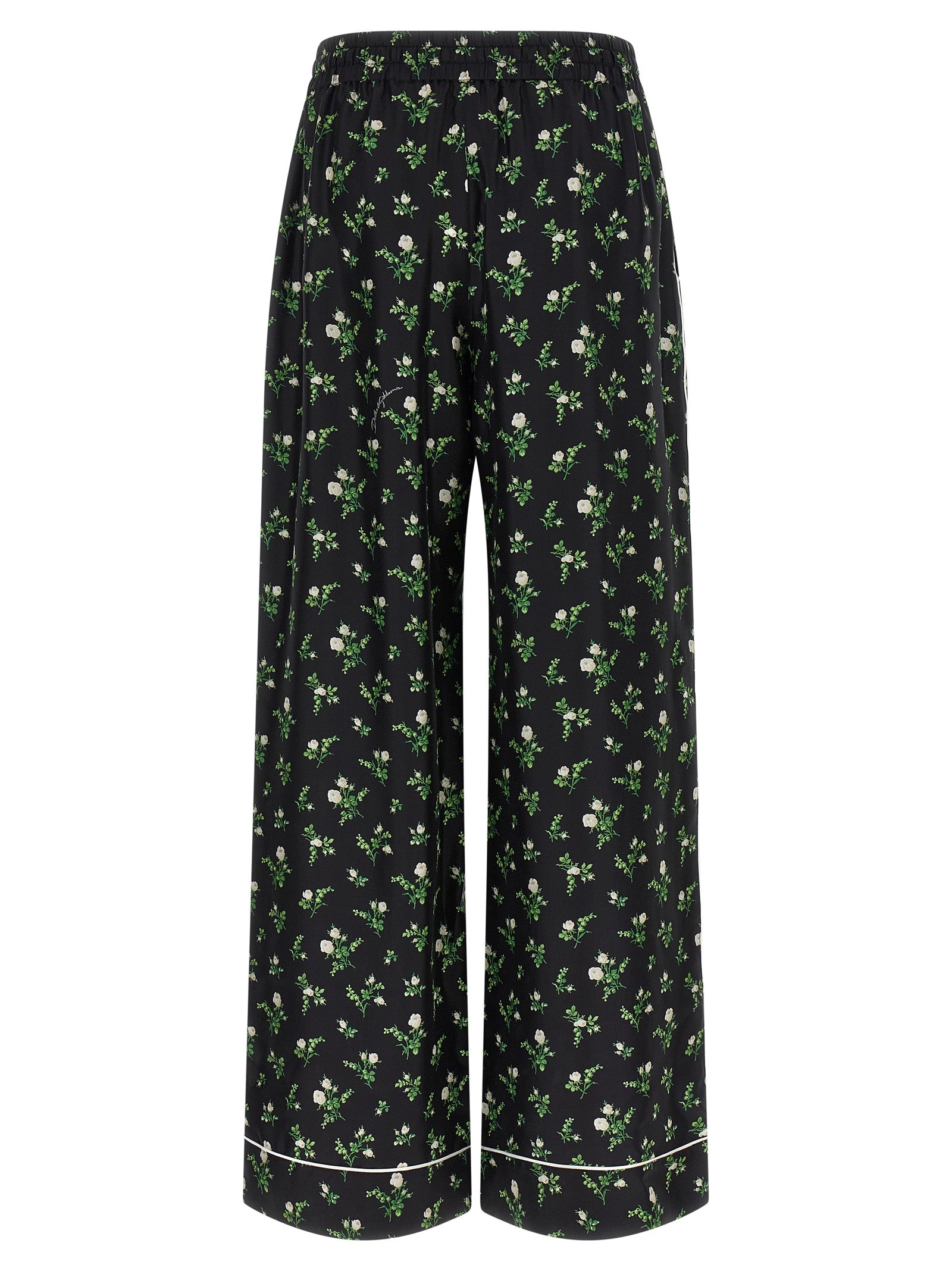 Vanity Pants Black Silk