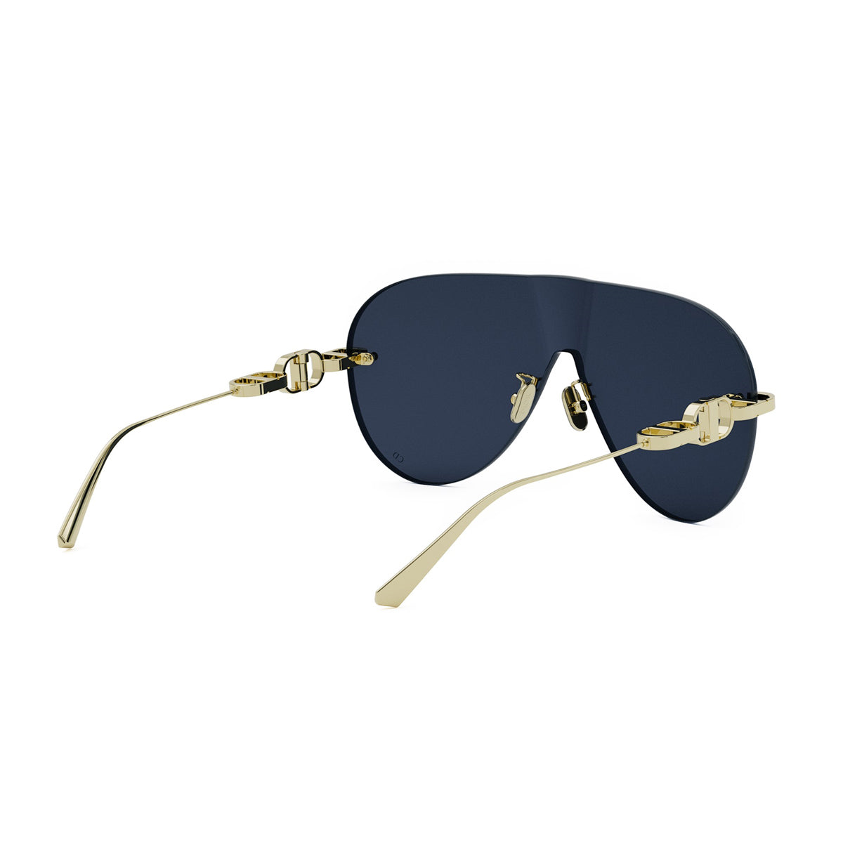 CD Chain M2U B0B0 Gold Blu Metal Occhiali Da Sole