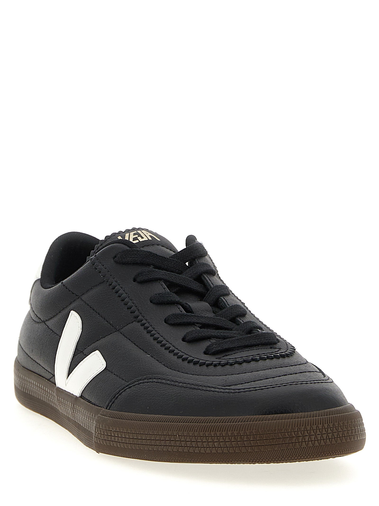 Panenka sneakers White/black Organic Traced Leather