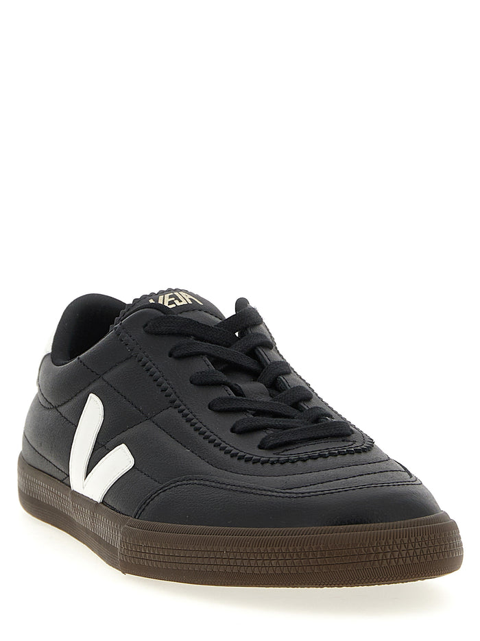 Panenka sneakers White/black Organic Traced Leather