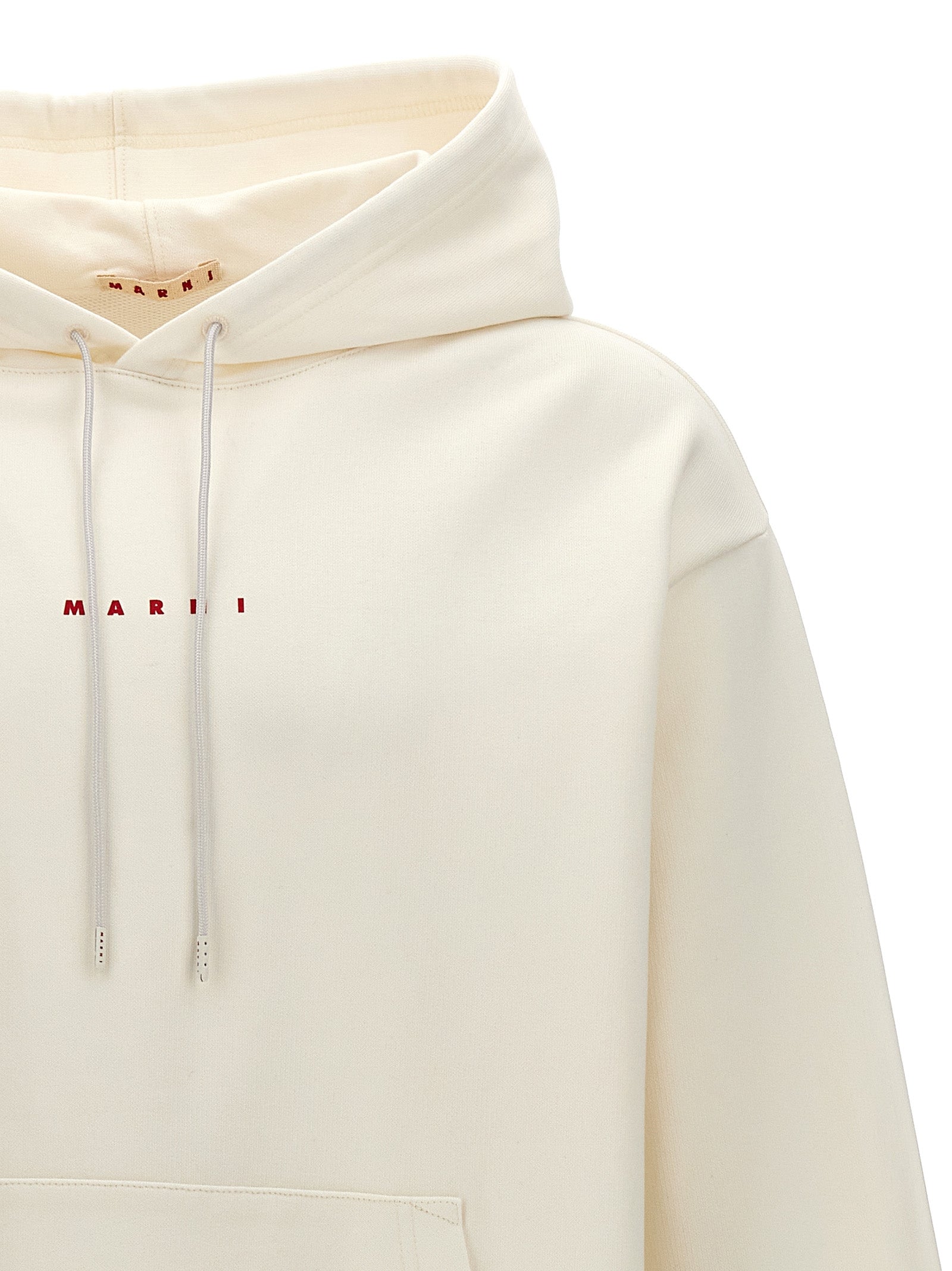 Logo hoodie White Cotton Sweatshirt