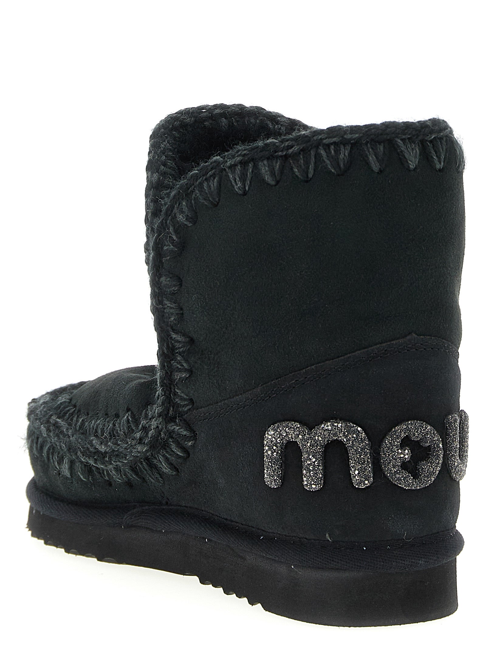 Eskimo 18 Glitter Logo ankle boots Black Boots